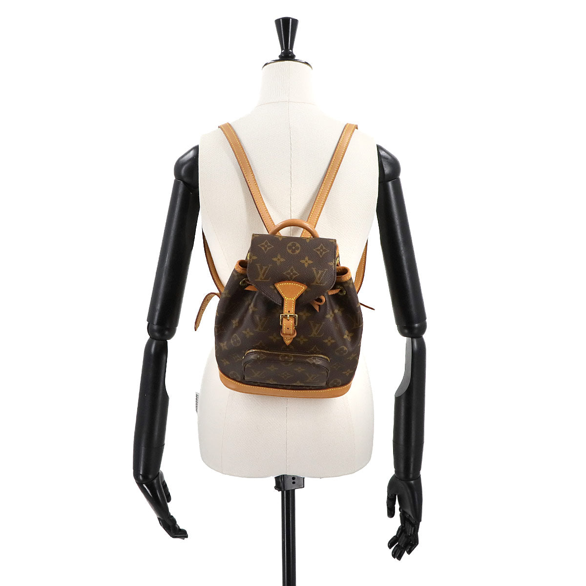 Monogram Mini Montsouris Backpack Brown M51137 Purse
