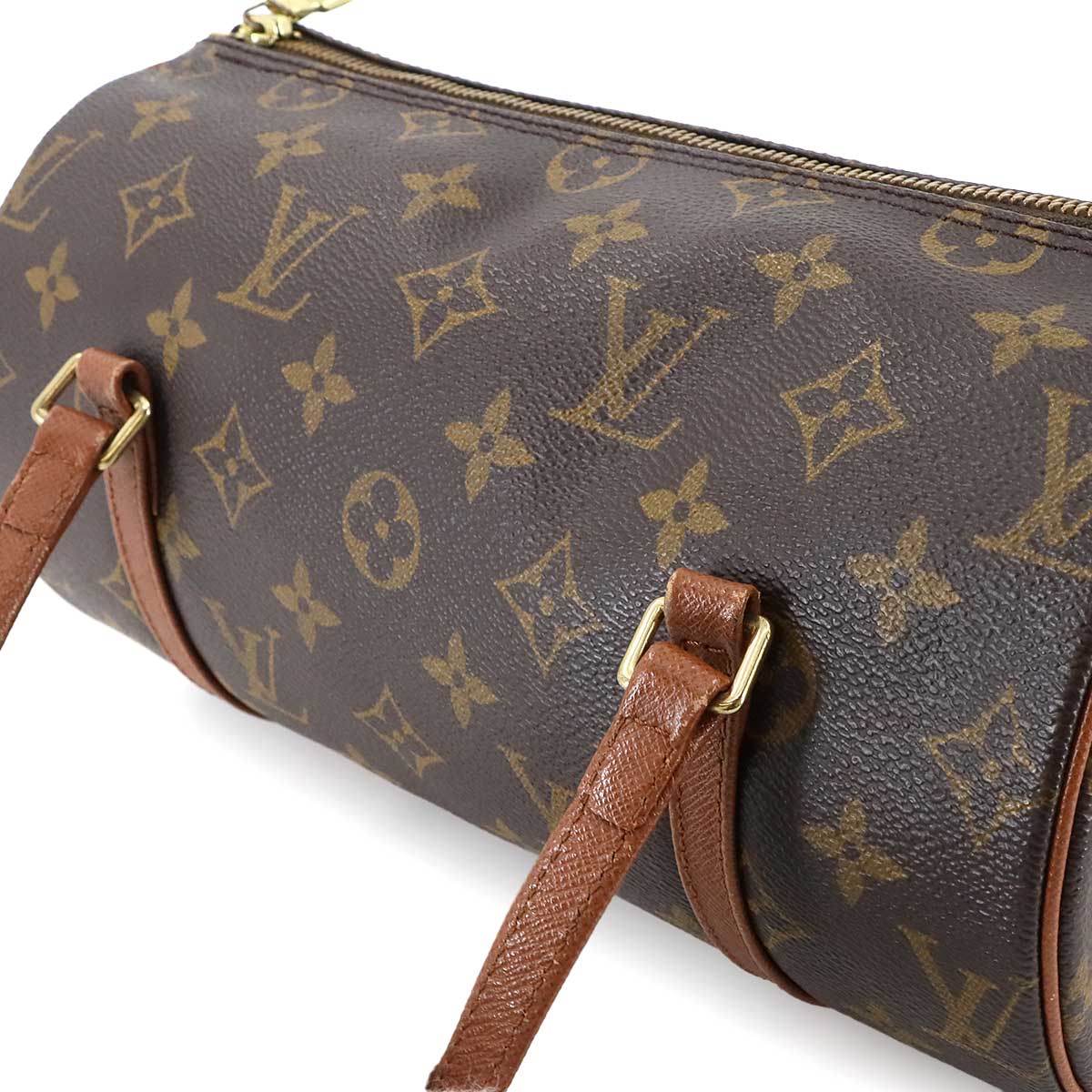 LOUIS VUITTON Monogram Papillon 26 Hand Bag Brown M51366 Purse