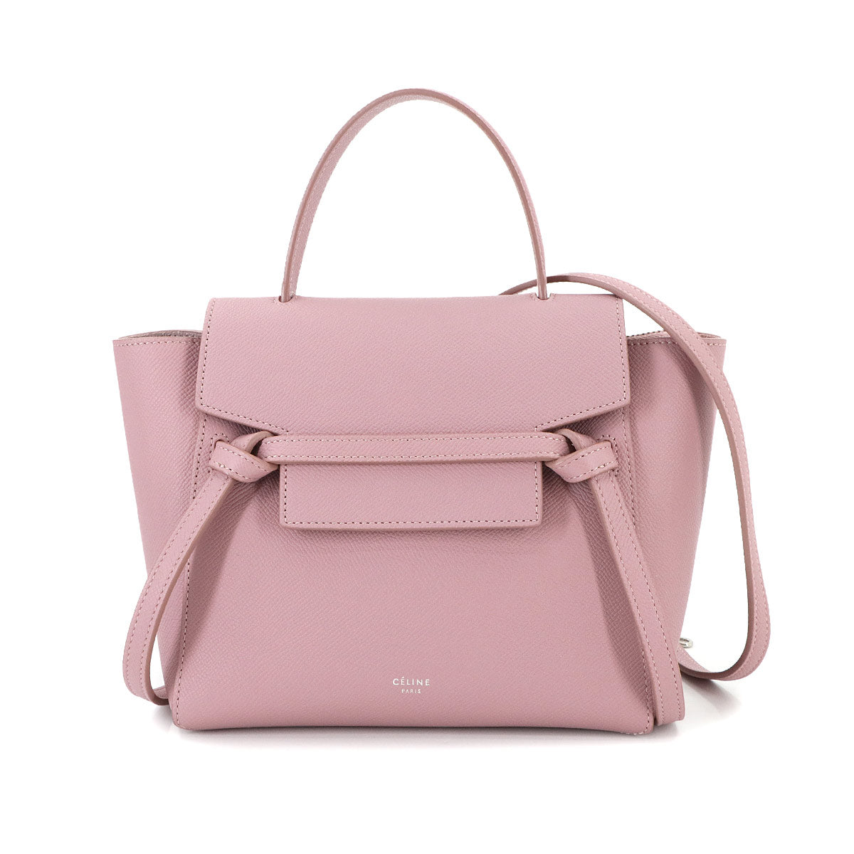 Belt Bag Nano 2way Hand Shoulder Bag Leather Pink 185003
