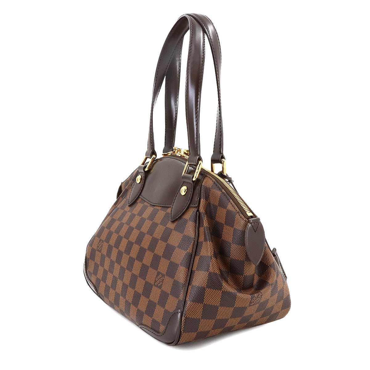 Damier Verona PM Hand Bag Ebene Brown N41117 Purse