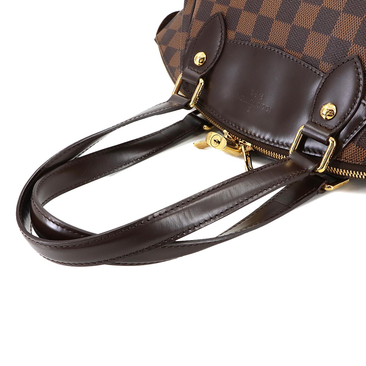 Damier Verona PM Hand Bag Ebene Brown N41117 Purse