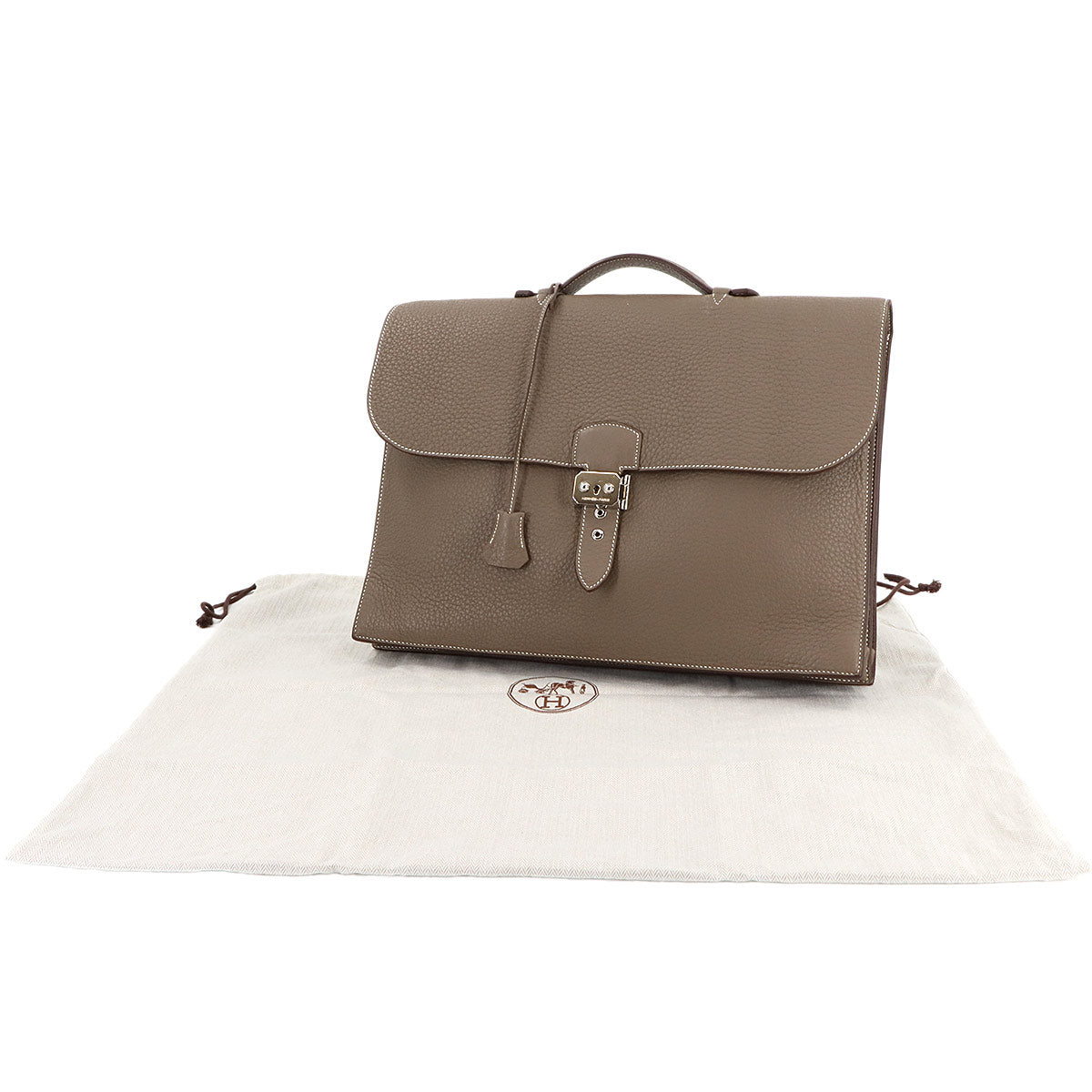 Sack A Depeche 41 Briefcase Business Bag Taurillon Clemence