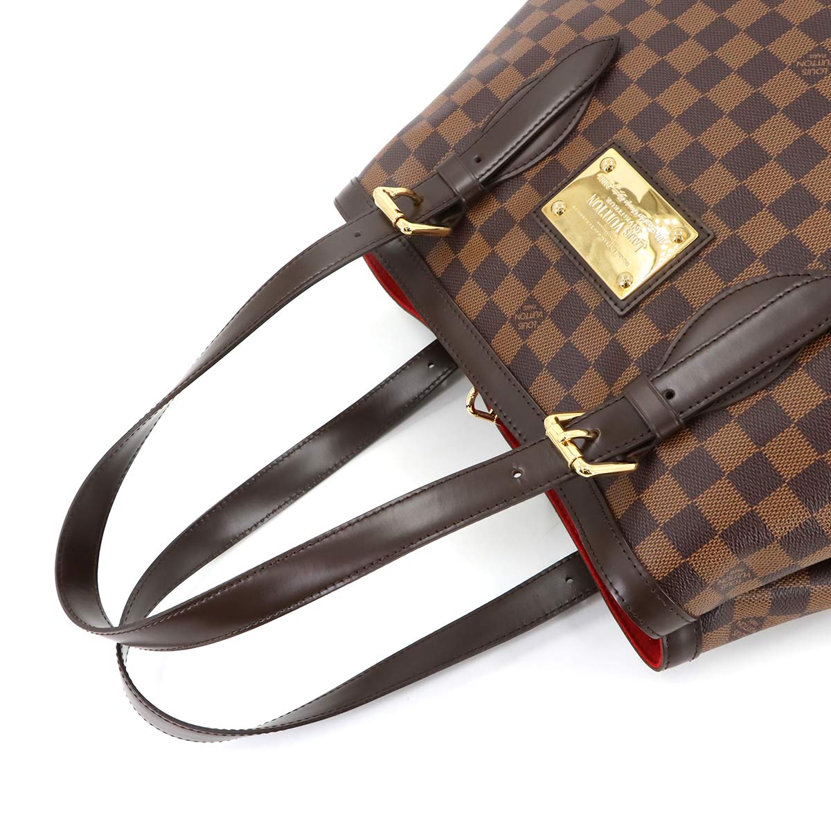 Damier Hampstead MM Tote Bag Ebene Brown N51204 Purse