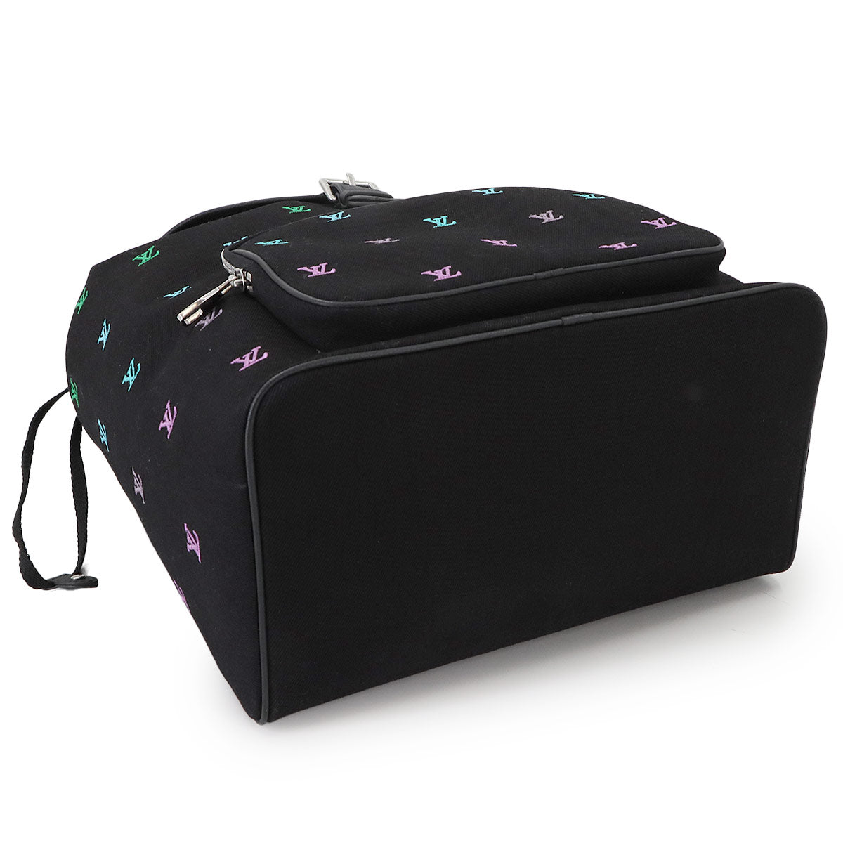 LV Blason Denim Montsouris Backpack Gradient Blue