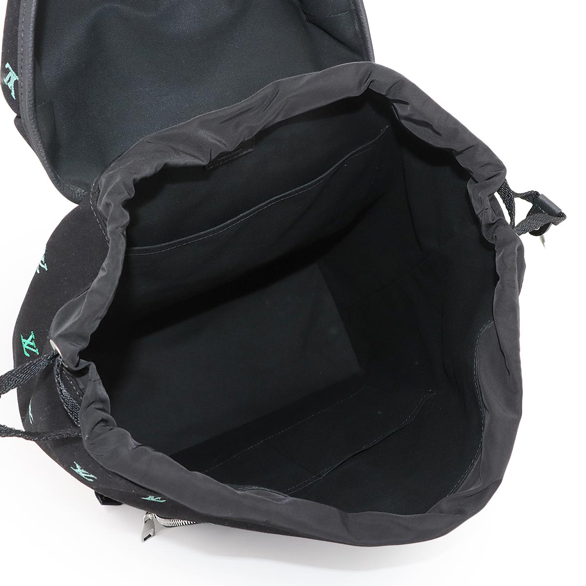 LV Blason Denim Montsouris Backpack Gradient Blue