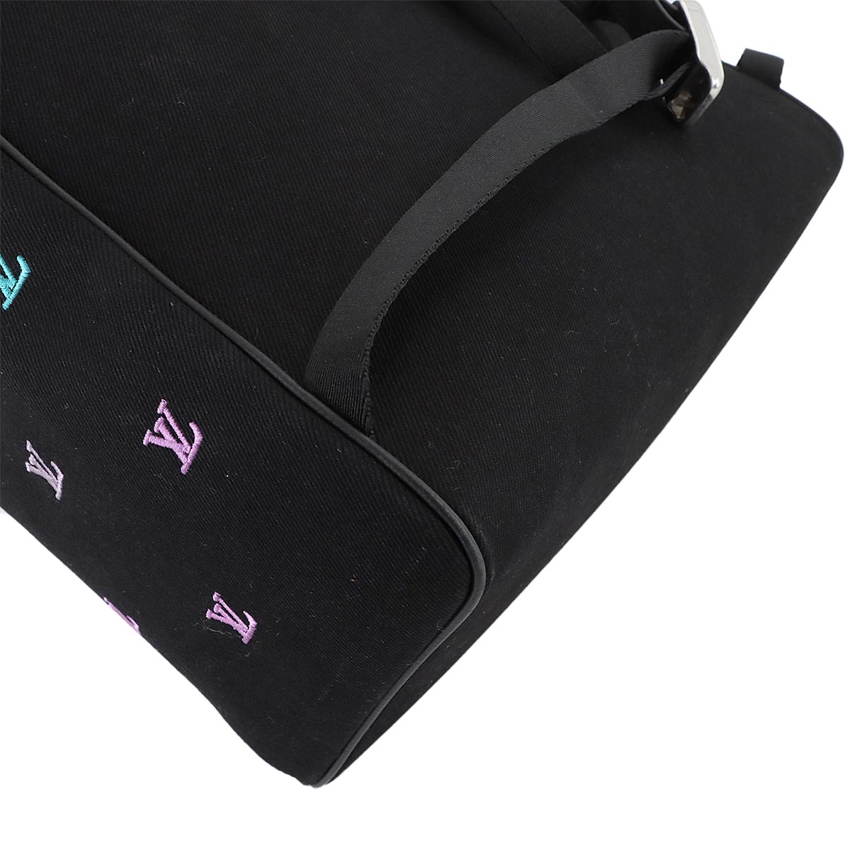 LV Blason Denim Montsouris Backpack Gradient Blue