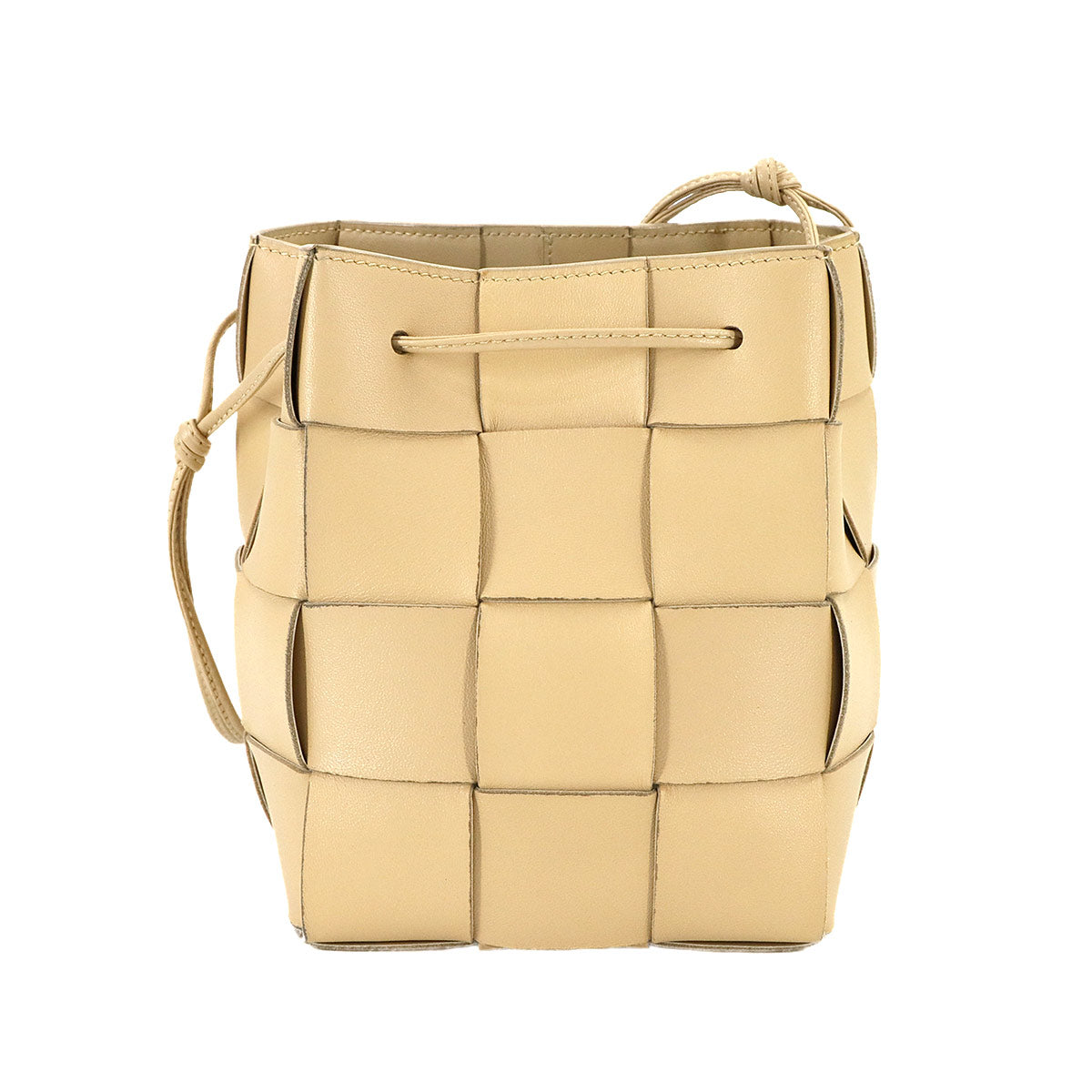 Intrecciato Small Cassette Cross Body Bucket Bag 680218