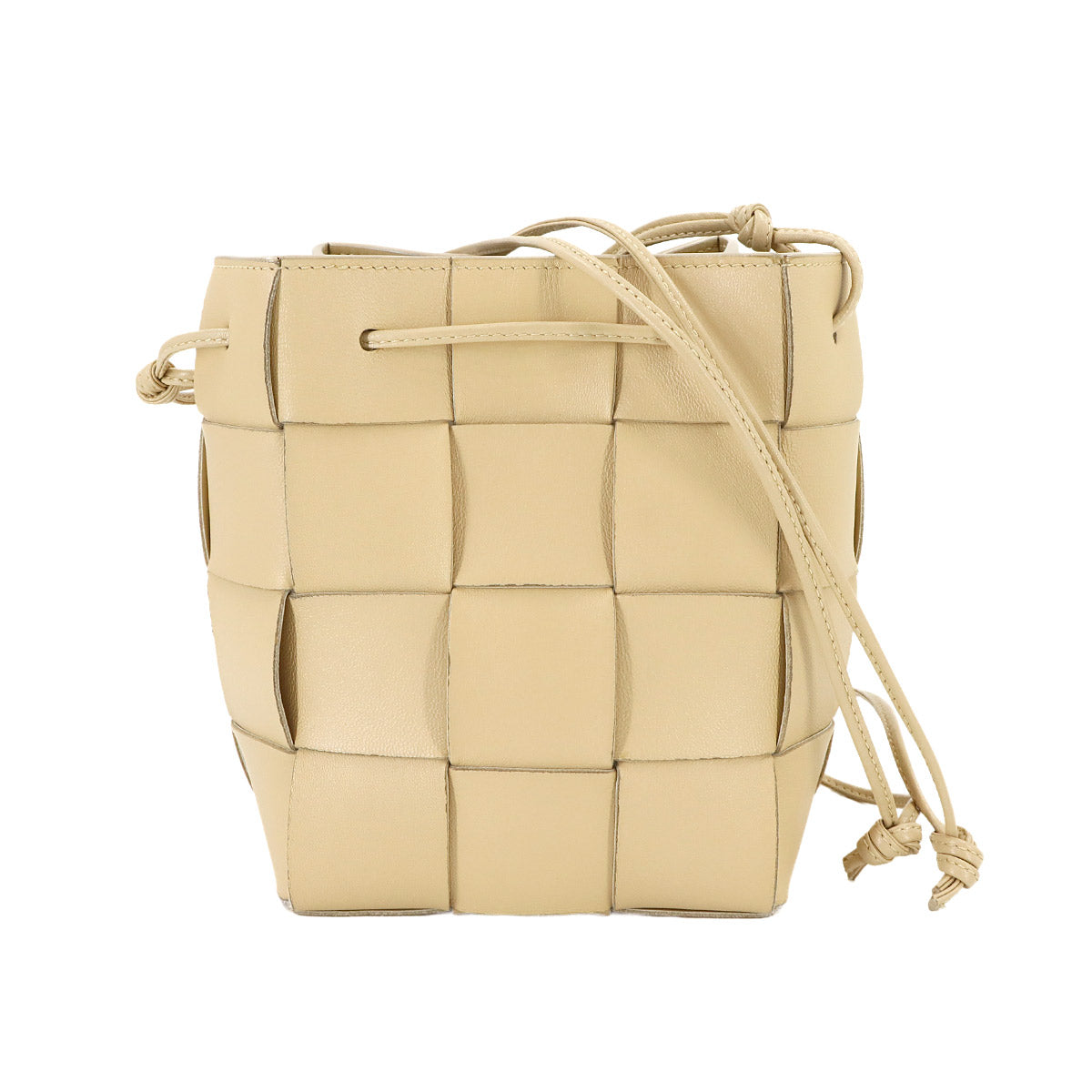 Intrecciato Small Cassette Cross Body Bucket Bag 680218