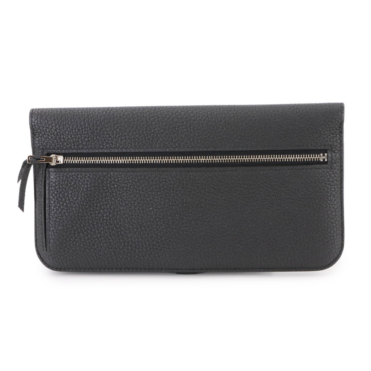 Dogon Long Wallet Togo Black Purse