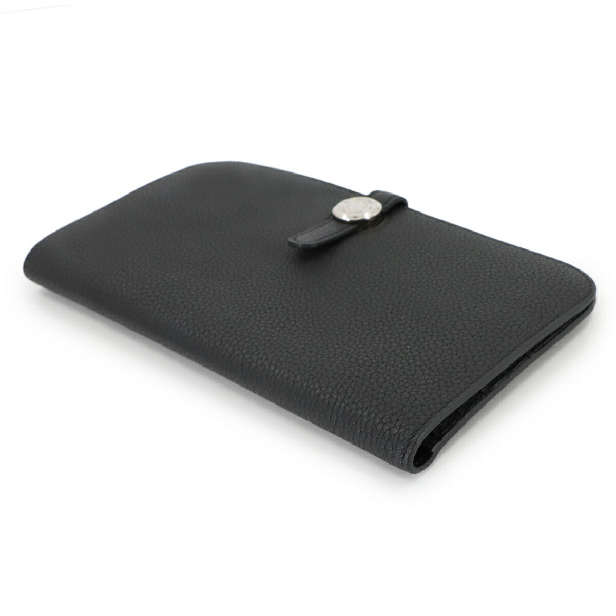 Dogon Long Wallet Togo Black Purse