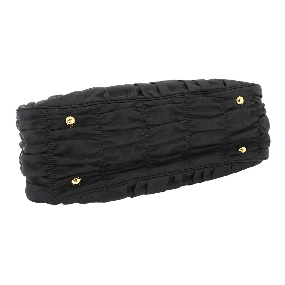 2way Hand Shoulder Bag Nylon Leather Nero Black B1407M