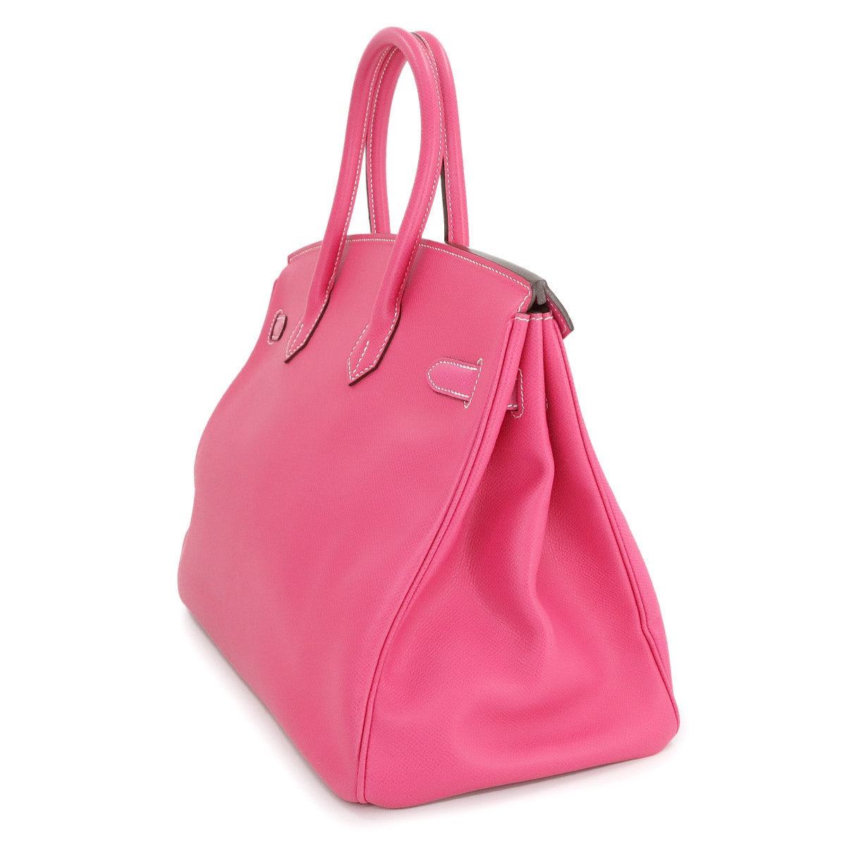 Candy Birkin 35 Epsom Rose Tyrien Ruby Hand Bag Purse Pink