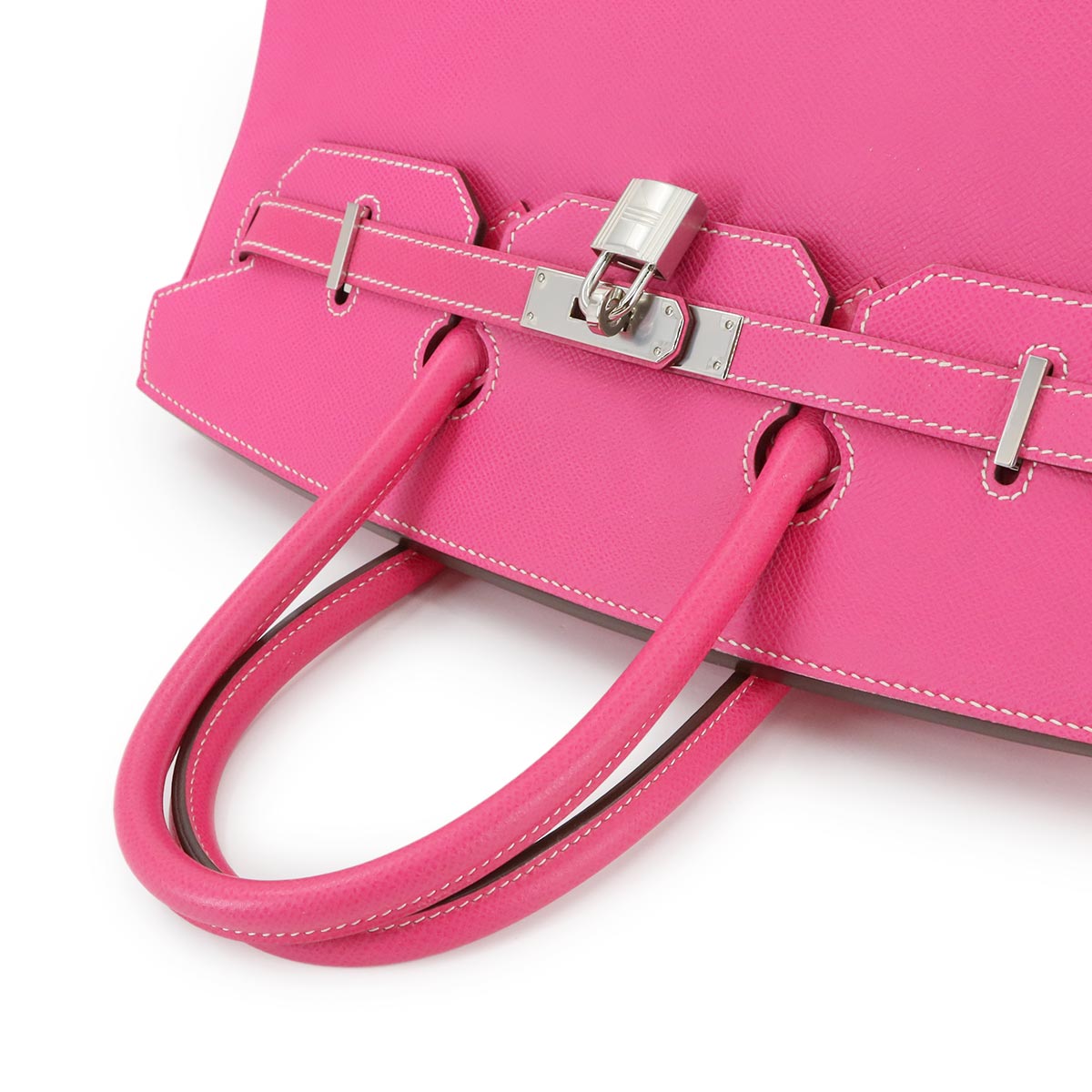 Candy Birkin 35 Epsom Rose Tyrien Ruby Hand Bag Purse Pink