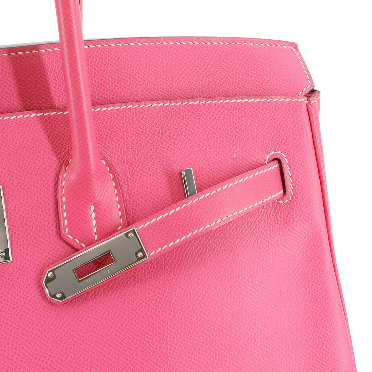Candy Birkin 35 Epsom Rose Tyrien Ruby Hand Bag Purse Pink