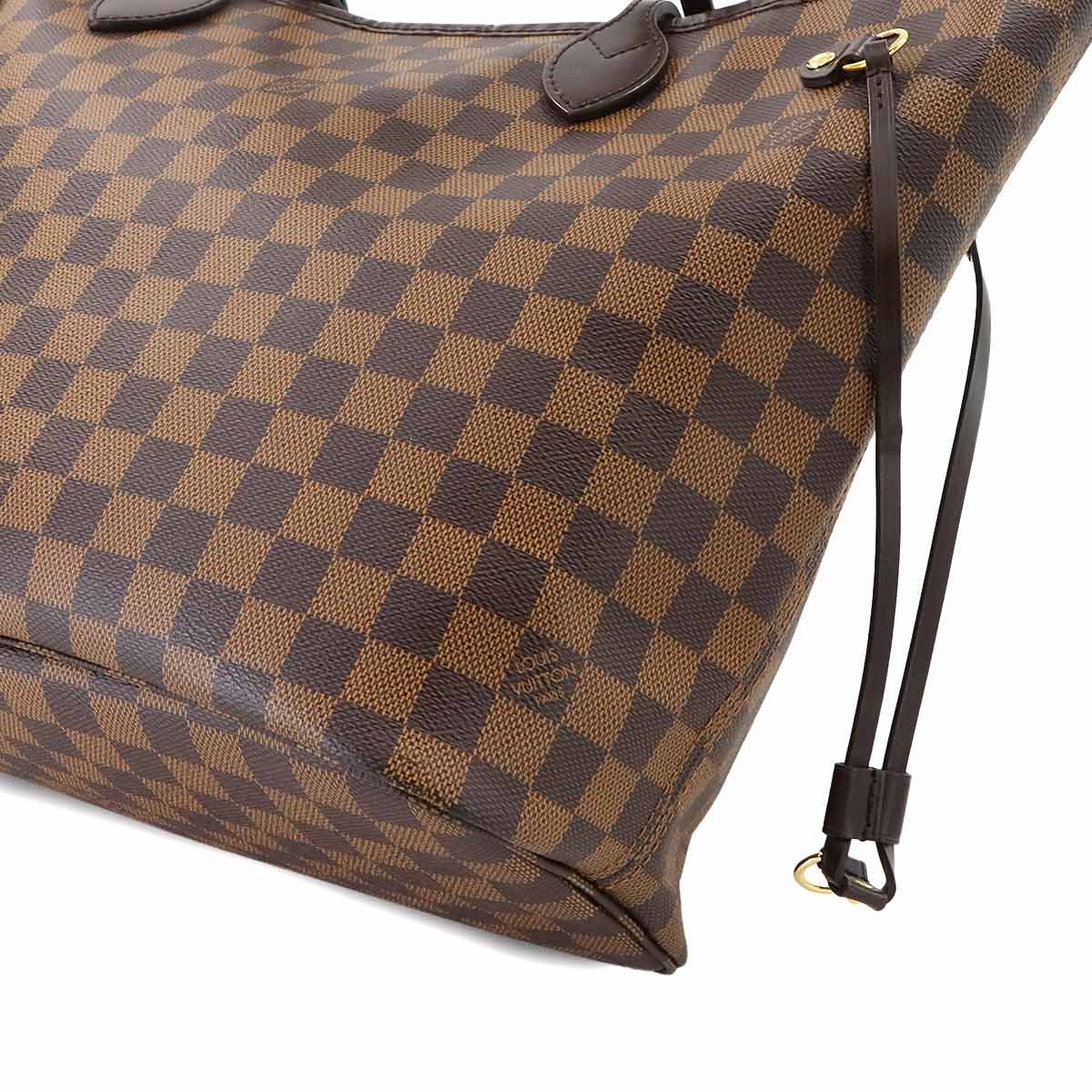 Damier Neverfull MM Tote Bag Ebene Cerise N41358 Purse