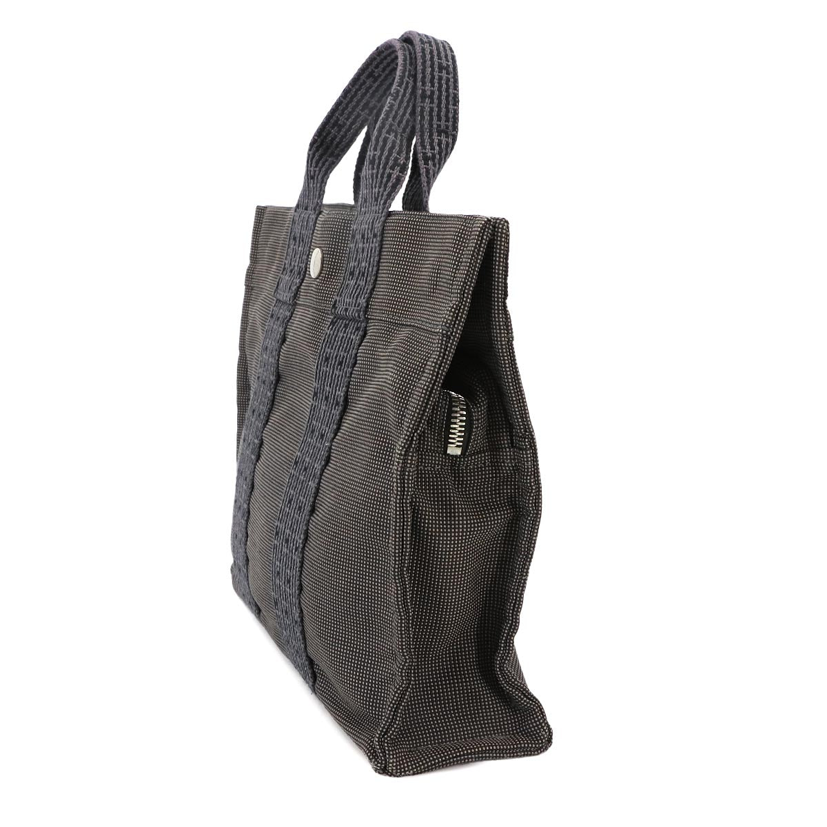 Herline tote PM Bag Canvas Gray Unisex Purse