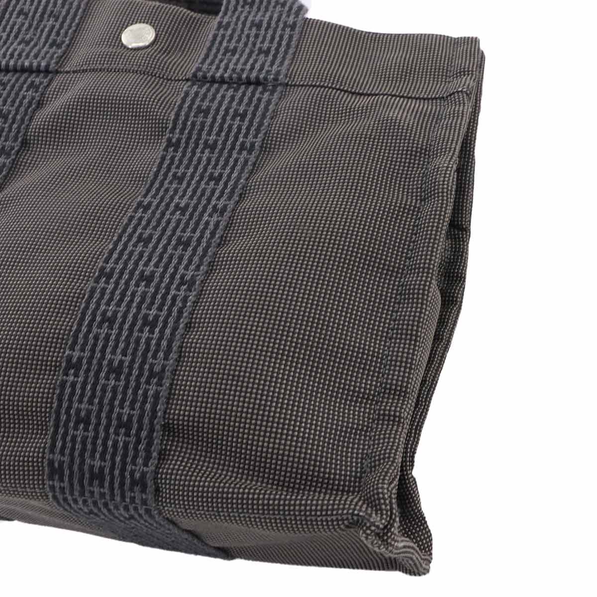 Herline tote PM Bag Canvas Gray Unisex Purse