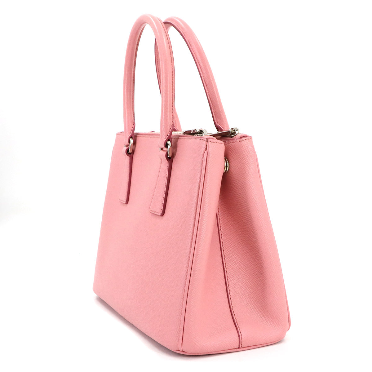 Galleria Medium Hand Shoulder Bag Saffiano Leather Pink 1BA863