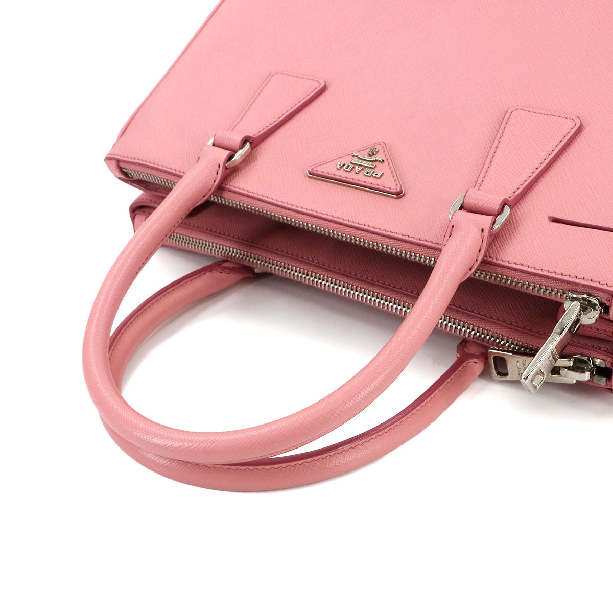 Galleria Medium Hand Shoulder Bag Saffiano Leather Pink 1BA863