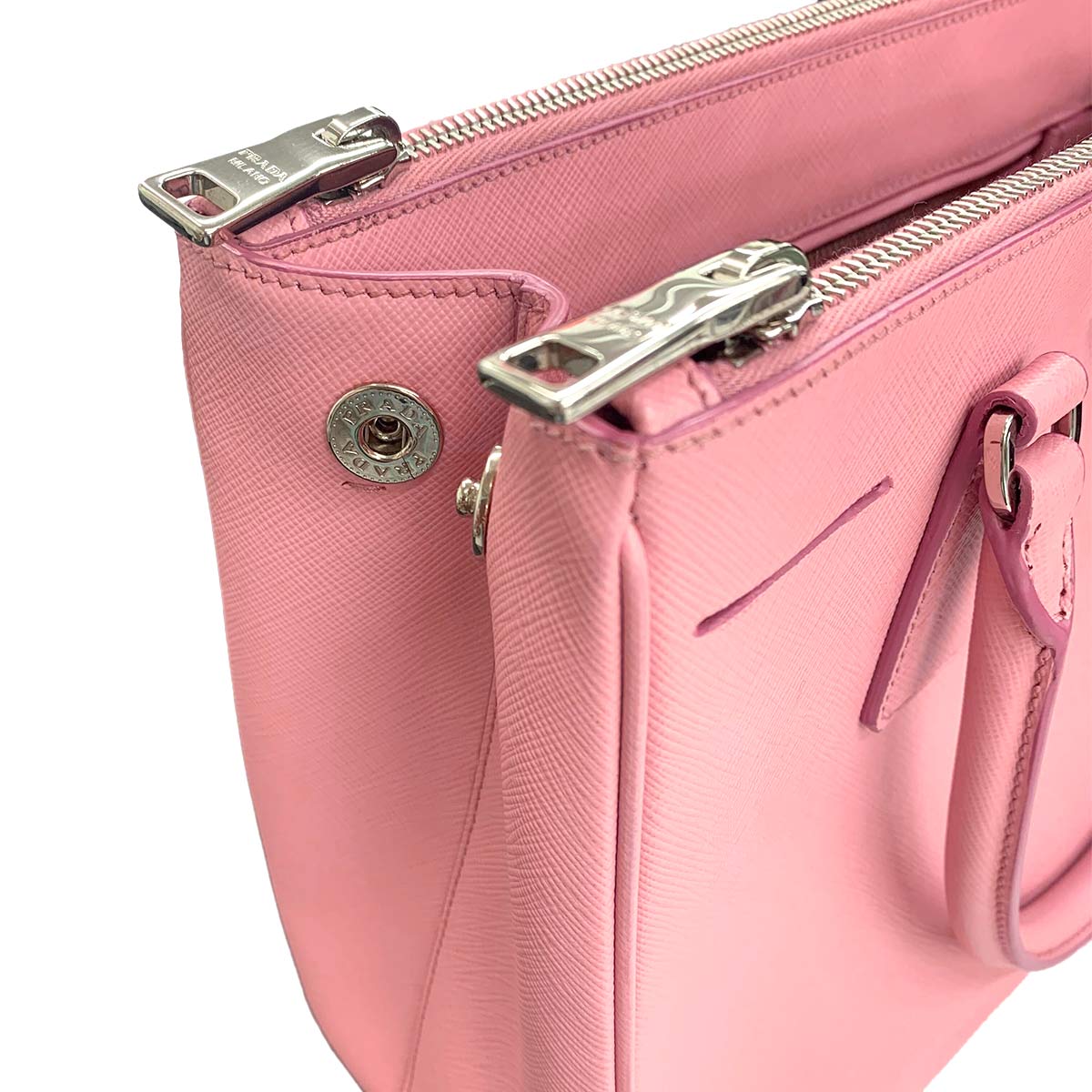 Galleria Medium Hand Shoulder Bag Saffiano Leather Pink 1BA863