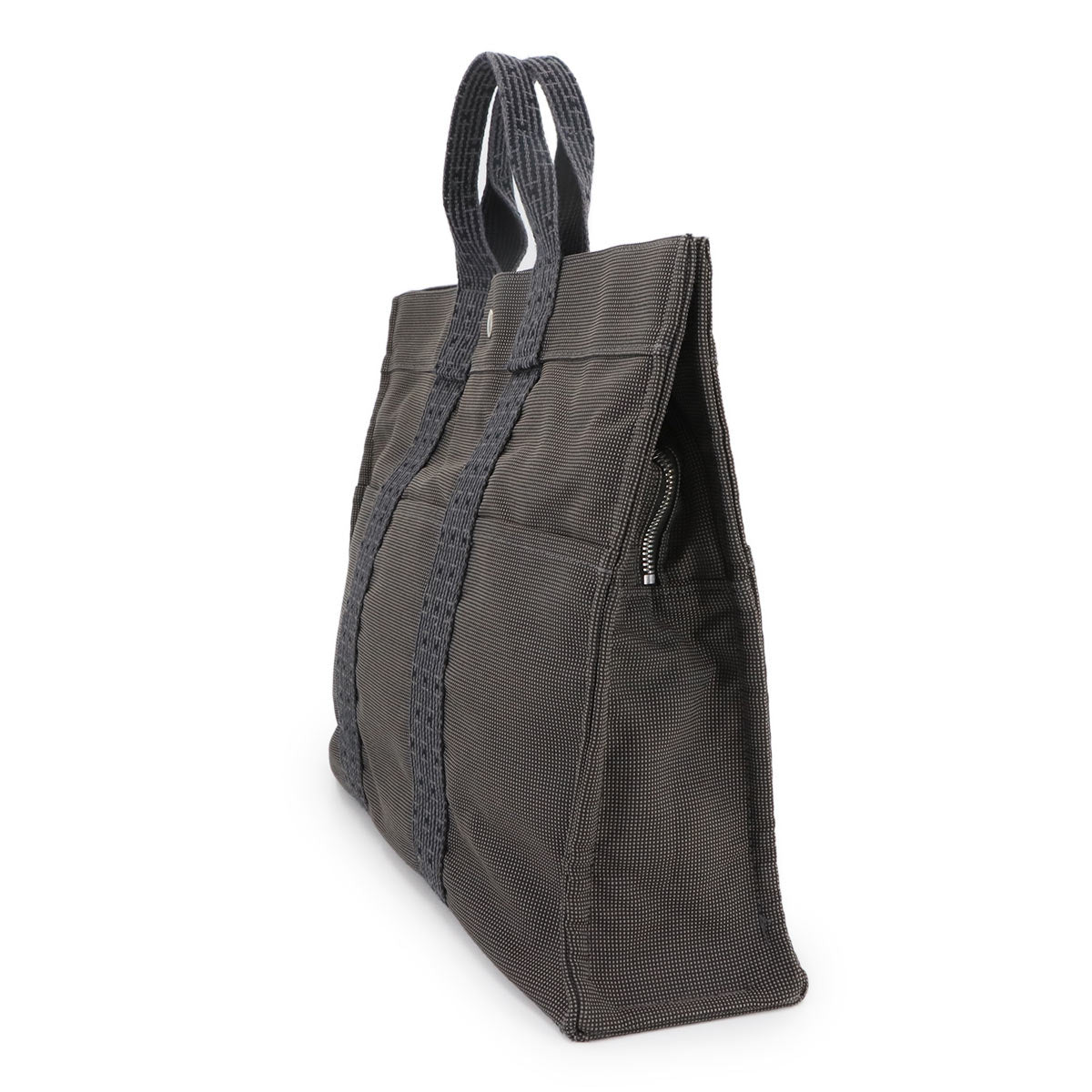 Herline Tote MM Bag Canvas Grey Unisex Purse