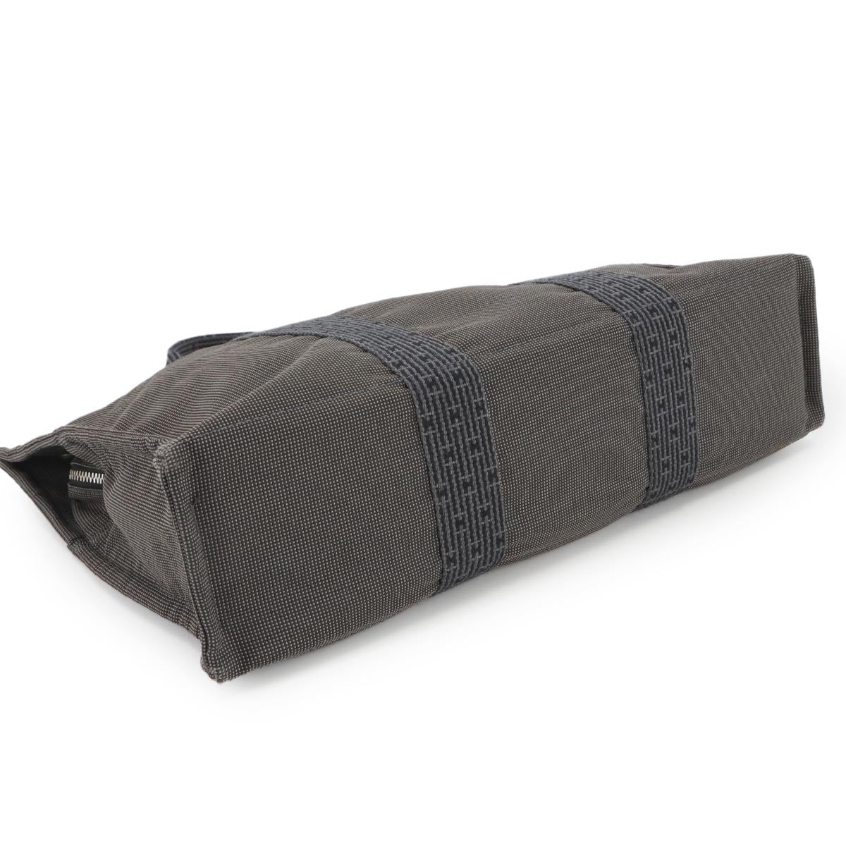 Herline Tote MM Bag Canvas Grey Unisex Purse