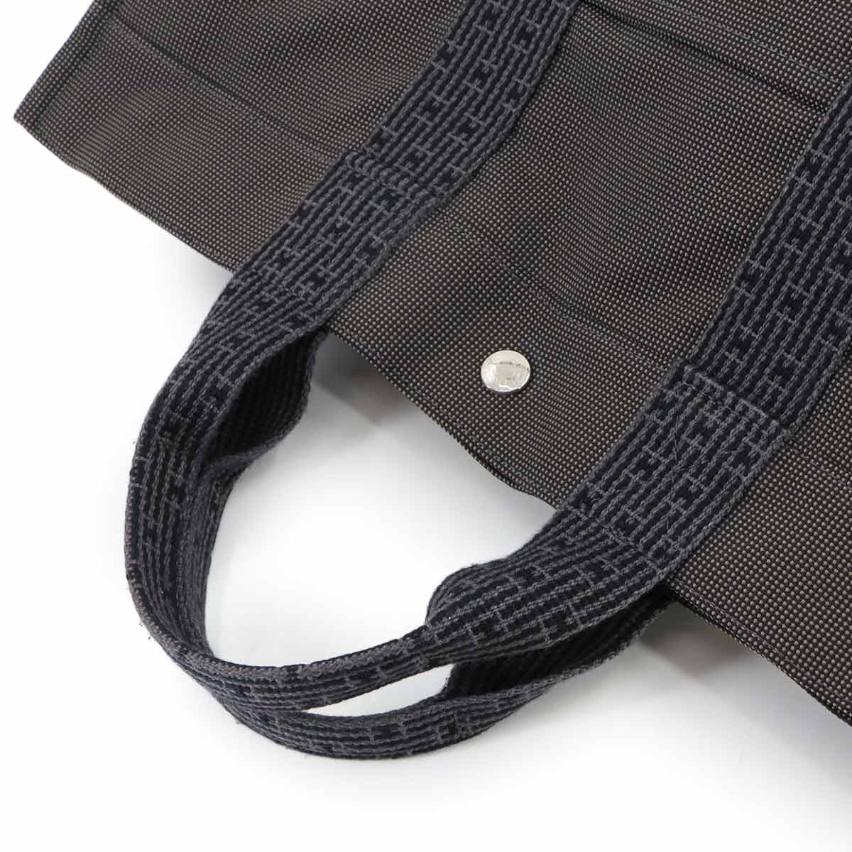 Herline Tote MM Bag Canvas Grey Unisex Purse