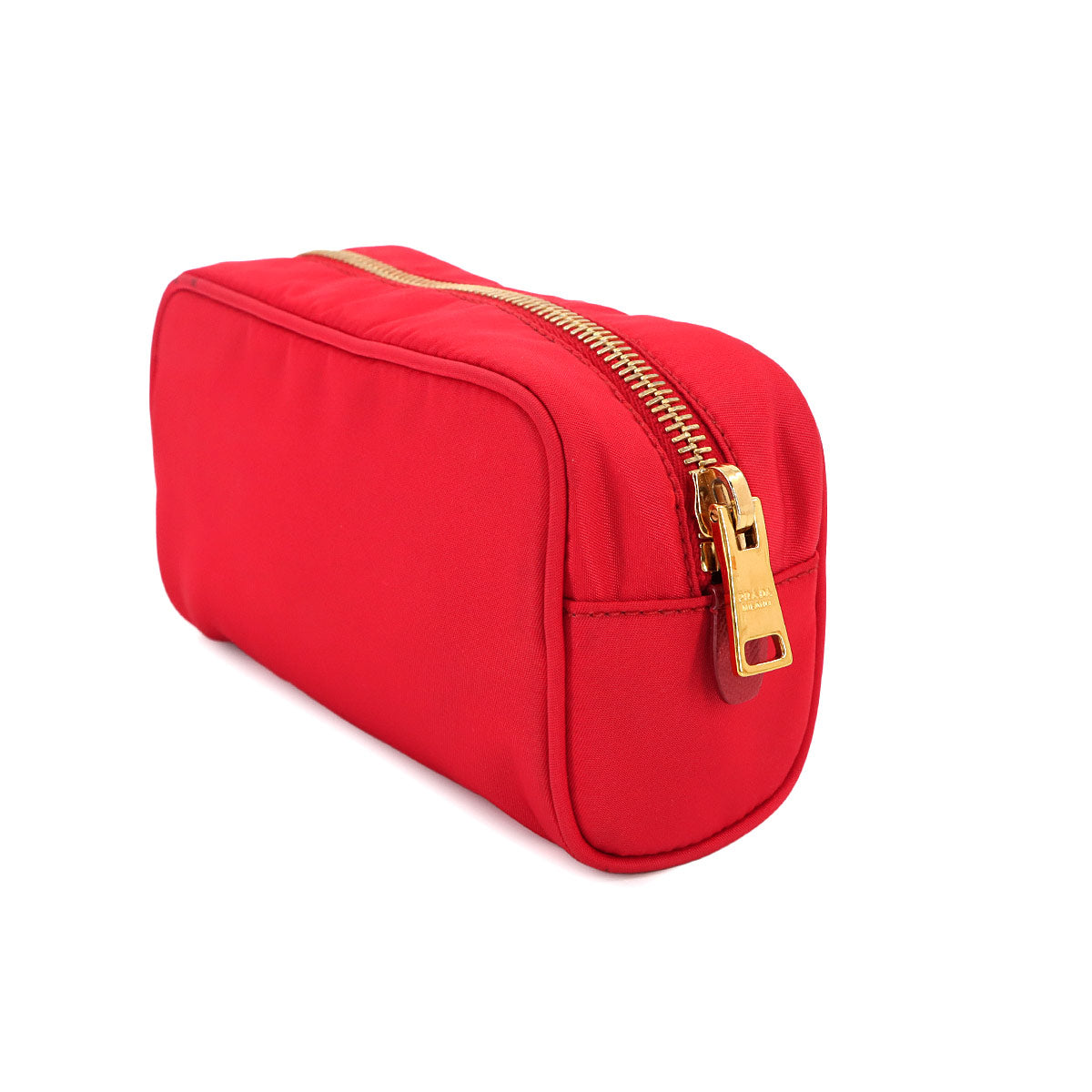 Pouch Nylon Saffiano Leather Red 1NE175 Purse