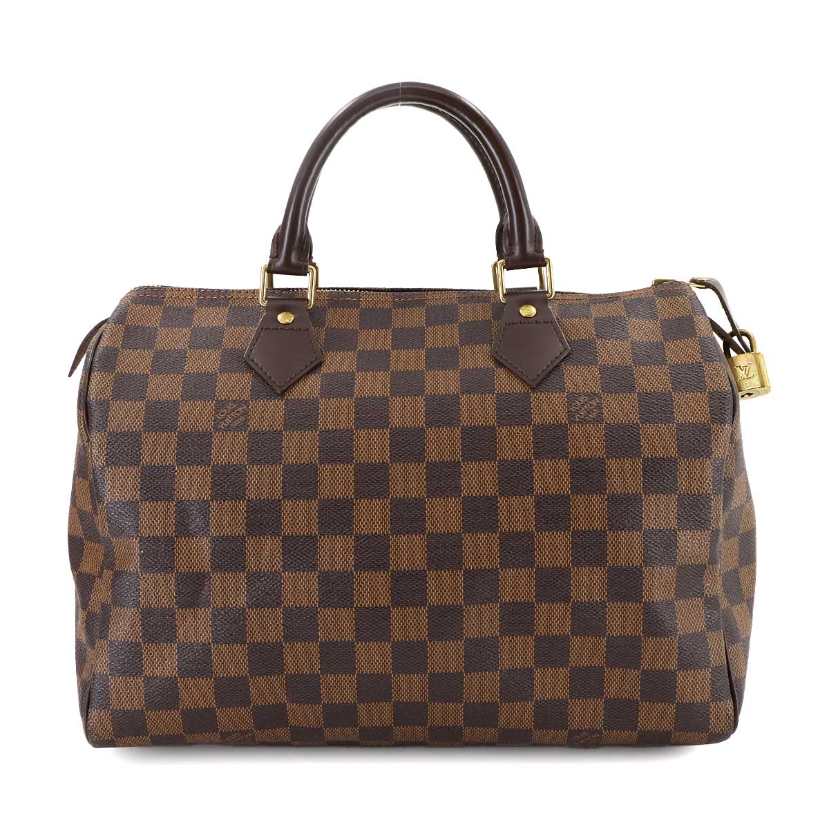 Damier Speedy 30 Hand Bag Ebene N41531 Brown Purse