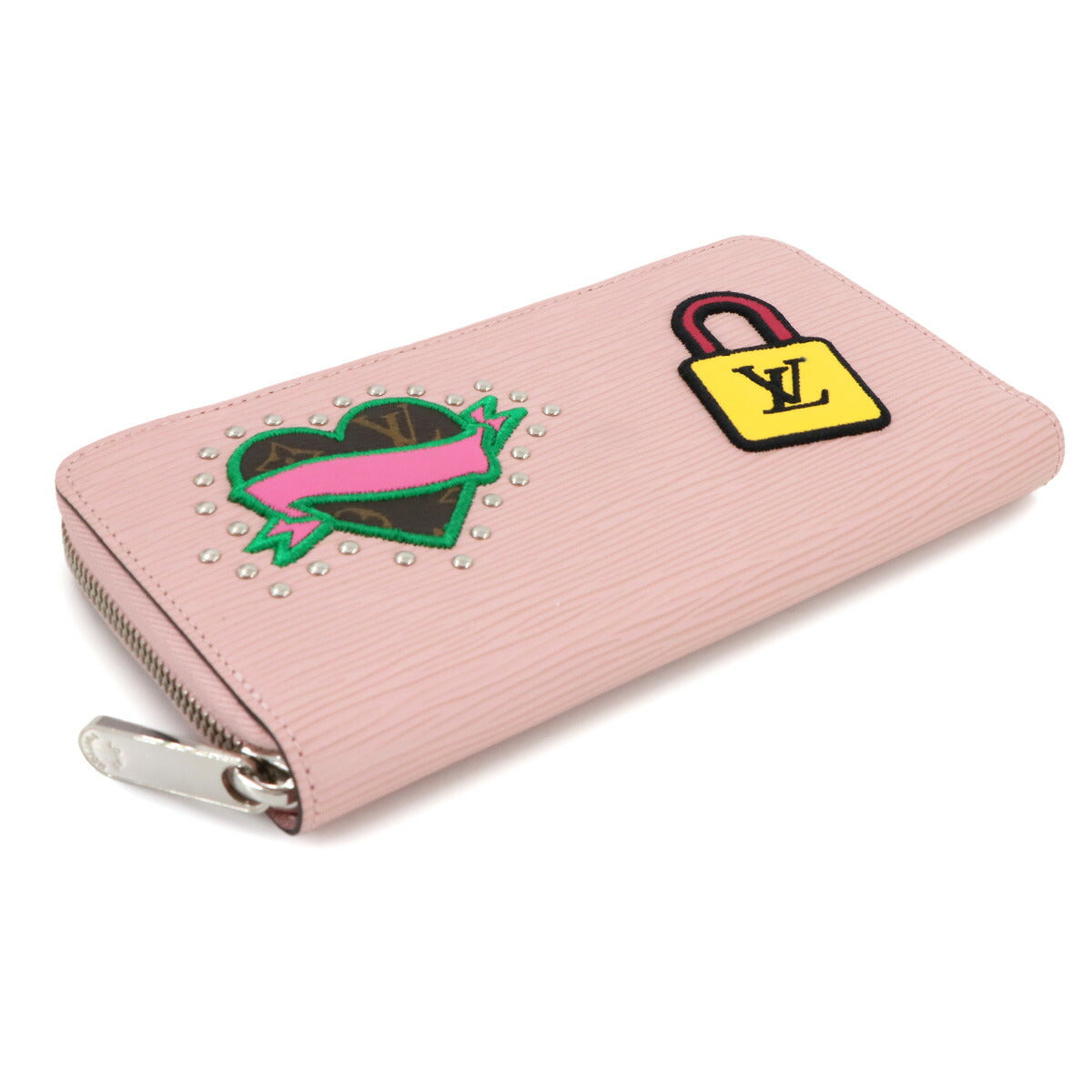 LV Stories Epi Zippy Wallet Leather Rose Ballerine M63377