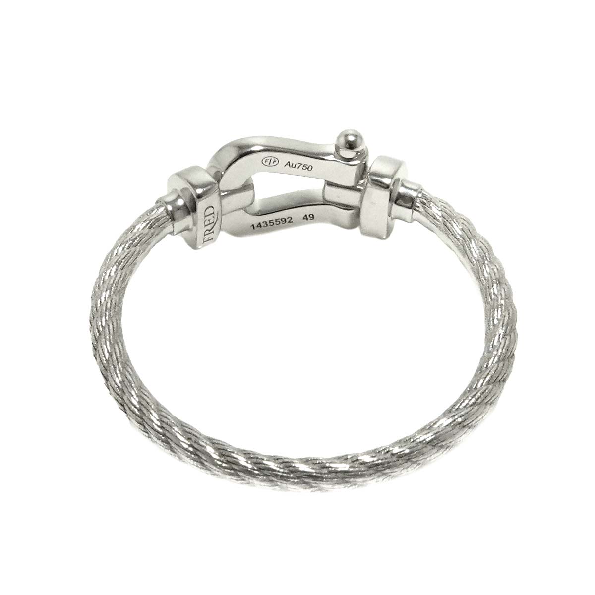 Force 10 Diamond Ring SM 18K WG 750 size49 4.75-5(US)