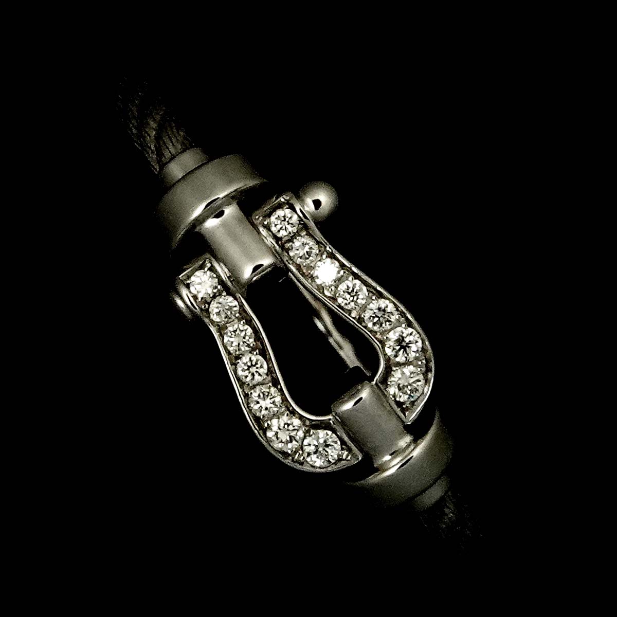 Force 10 Diamond Ring SM 18K WG 750 size49 4.75-5(US)