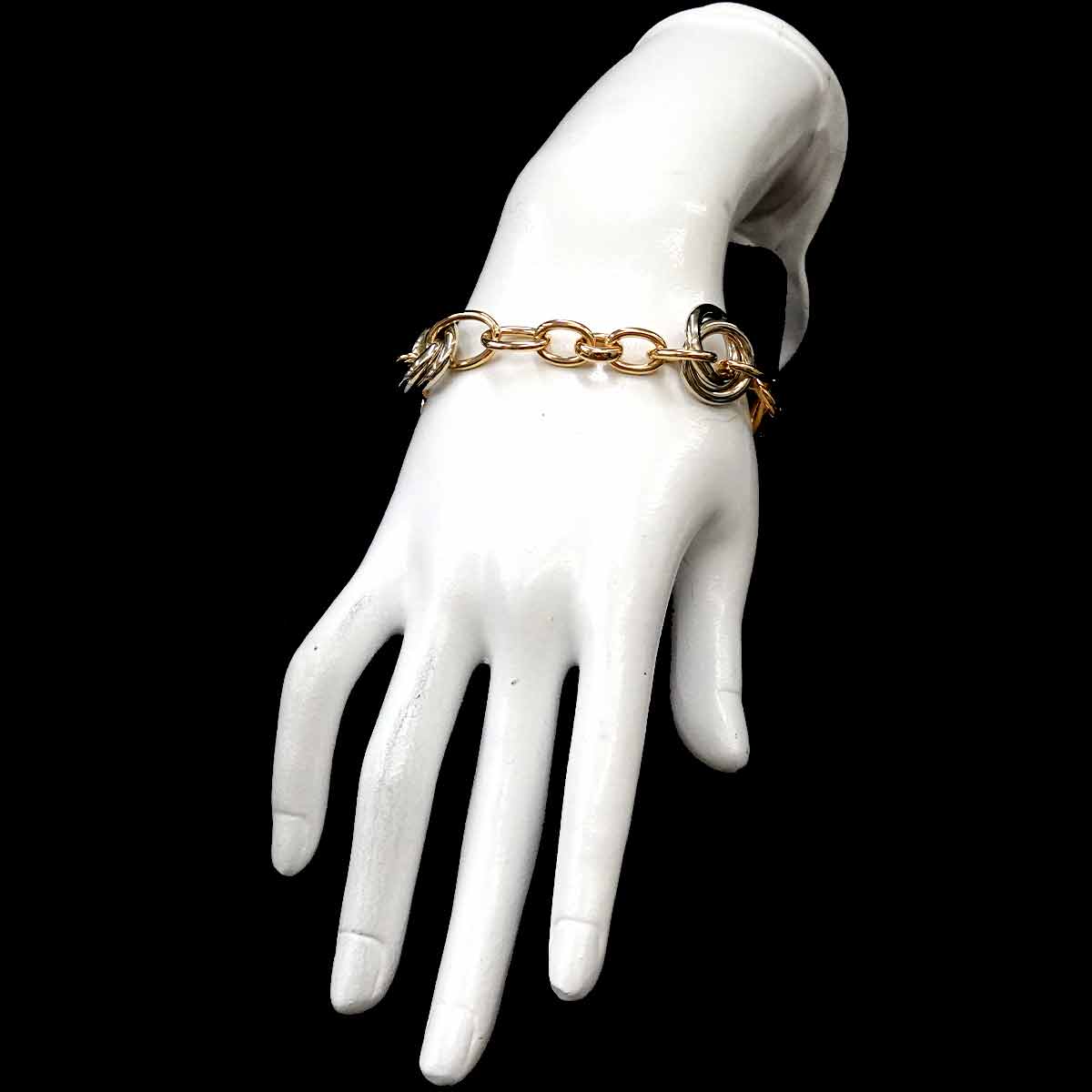 Chain Bracelet 18K PG WG 750