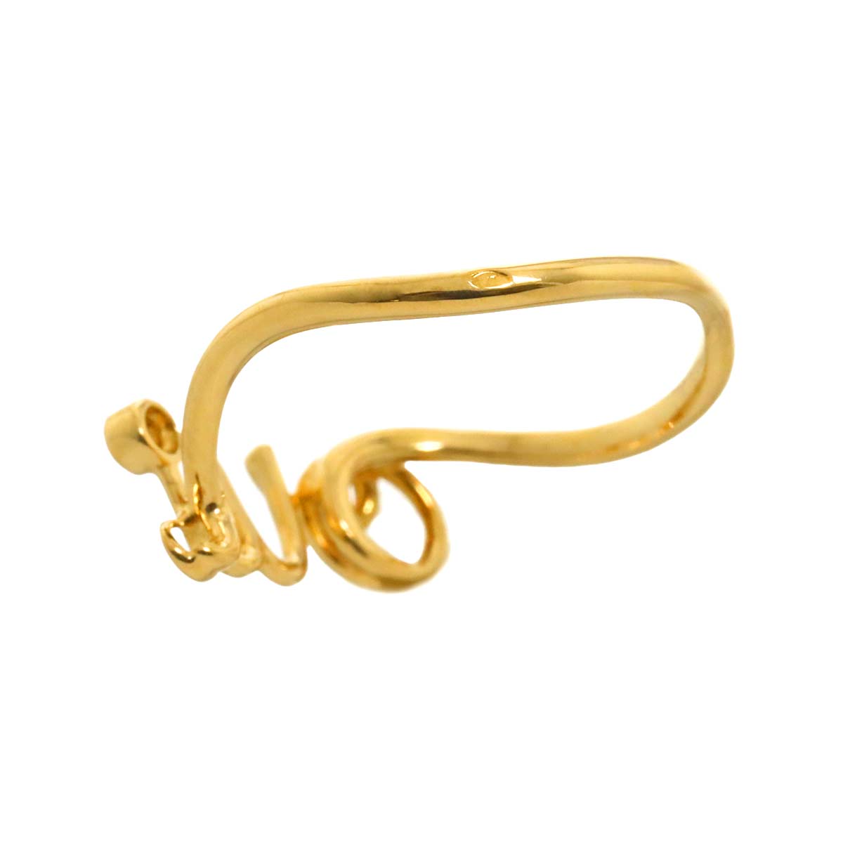 Dioramour OUI Diamond Ring 18K YG size55 6.75-7.25(US)