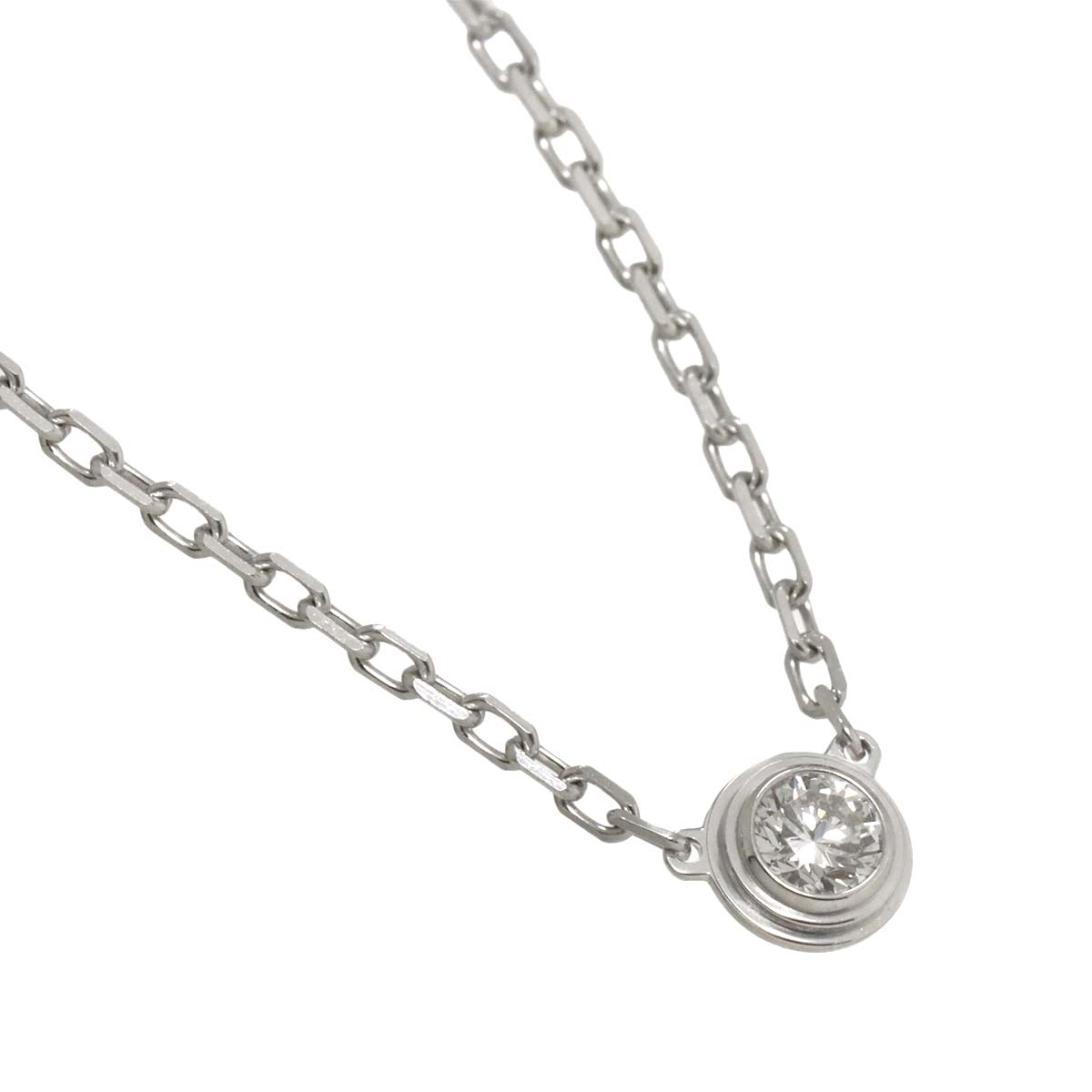 d Amour SM Diamond Necklace 18K WG 750