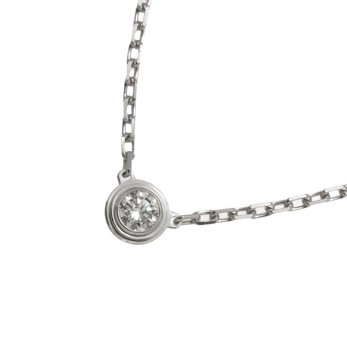 d Amour SM Diamond Necklace 18K WG 750