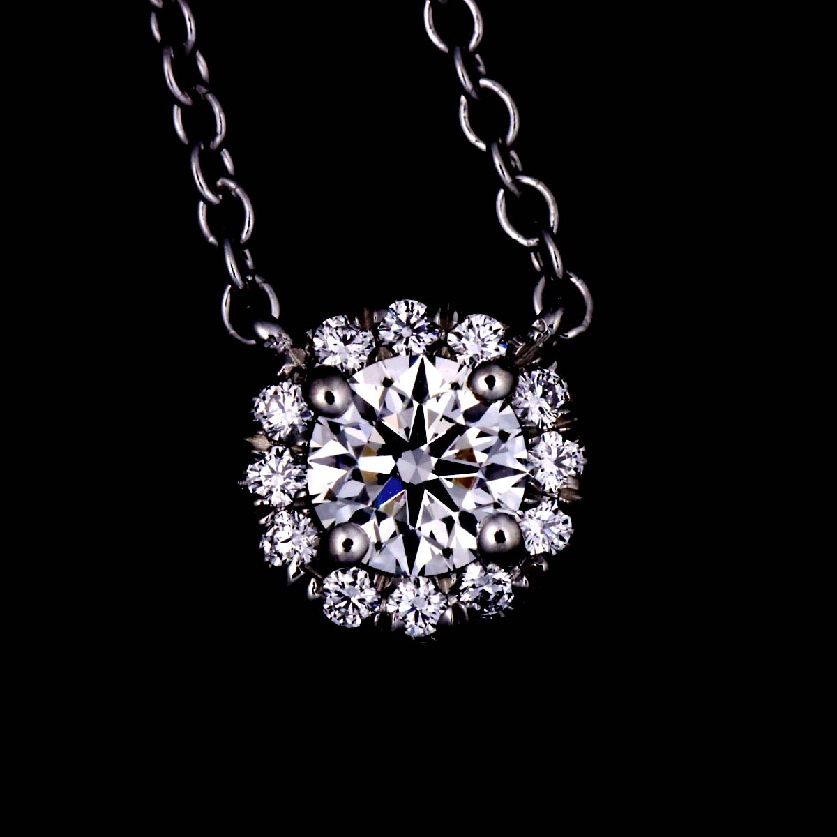Soleste Diamond 0.18ct E/VVS1/3EX Necklace Pt