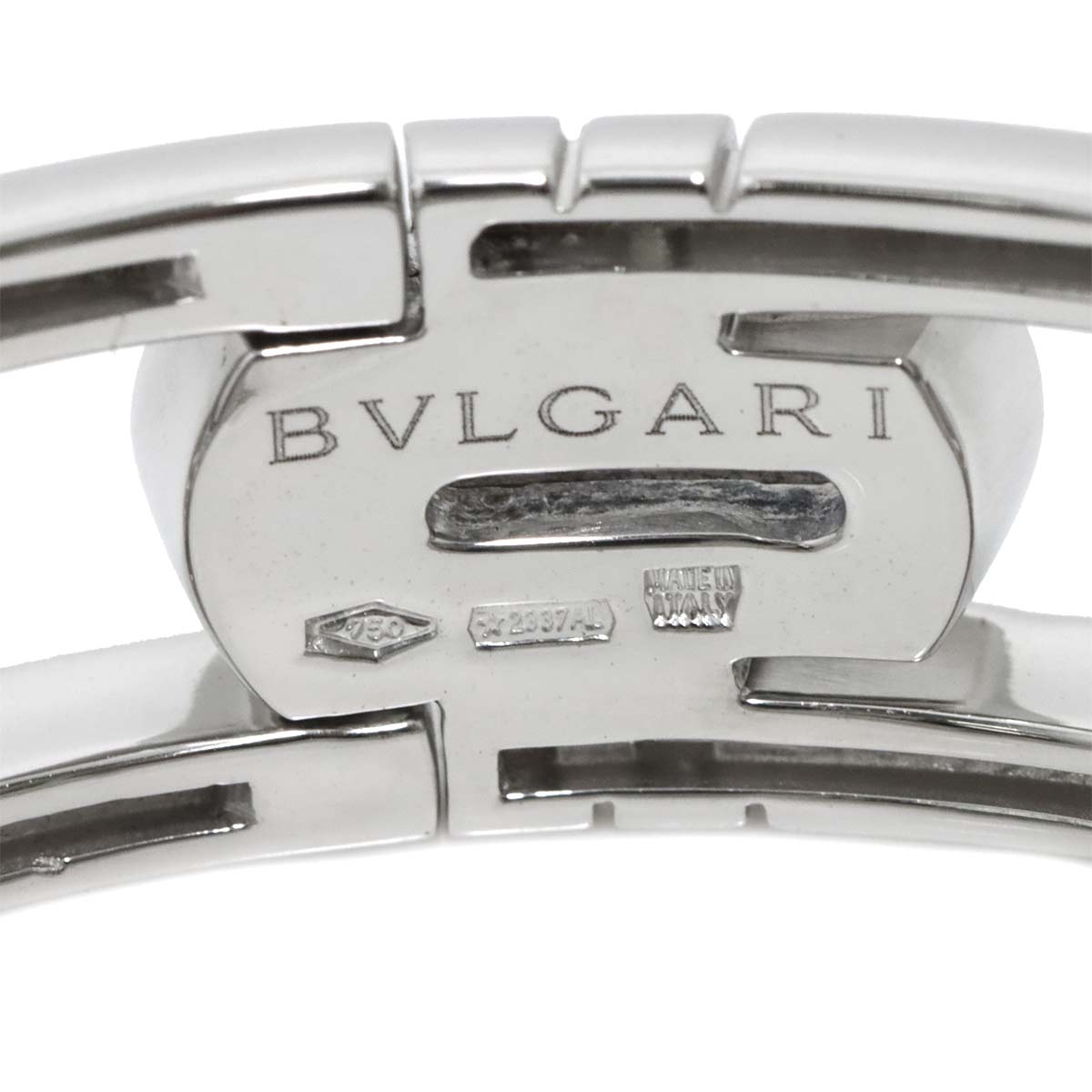 Parentesi Open Diamond Bracelet 18K White Gold 750