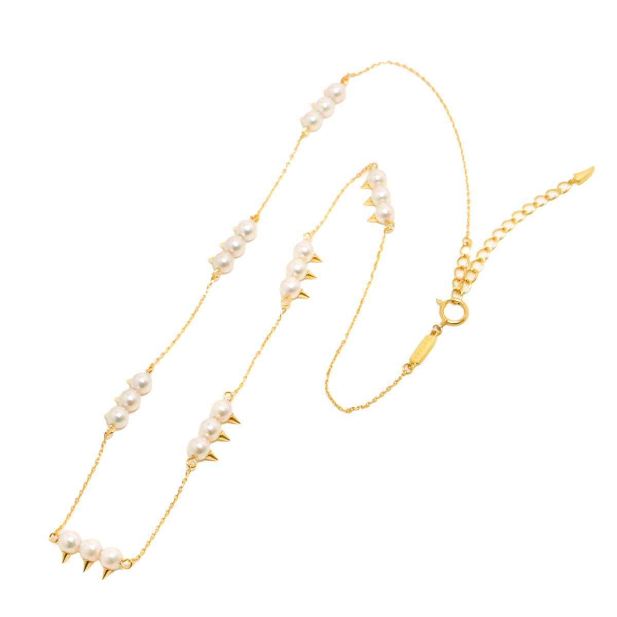 Danger Akoya Pearl 4.5-4.3mm Necklace 18K YG 750