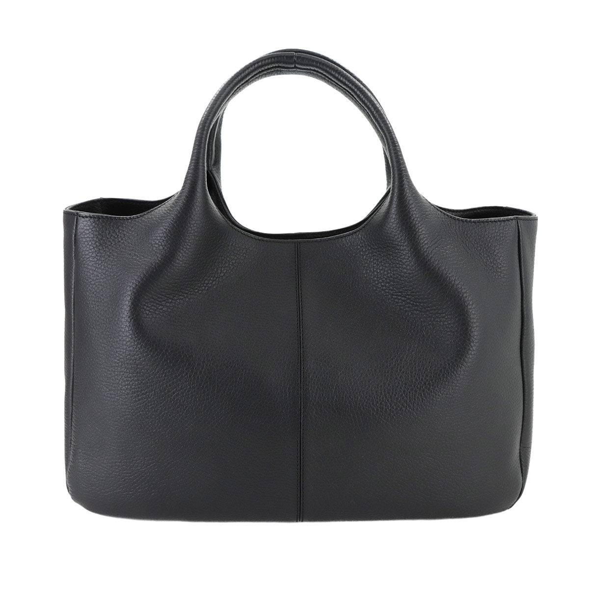 ALF Shopping Bag Piccola Tote Shoulder Bag Leather Black