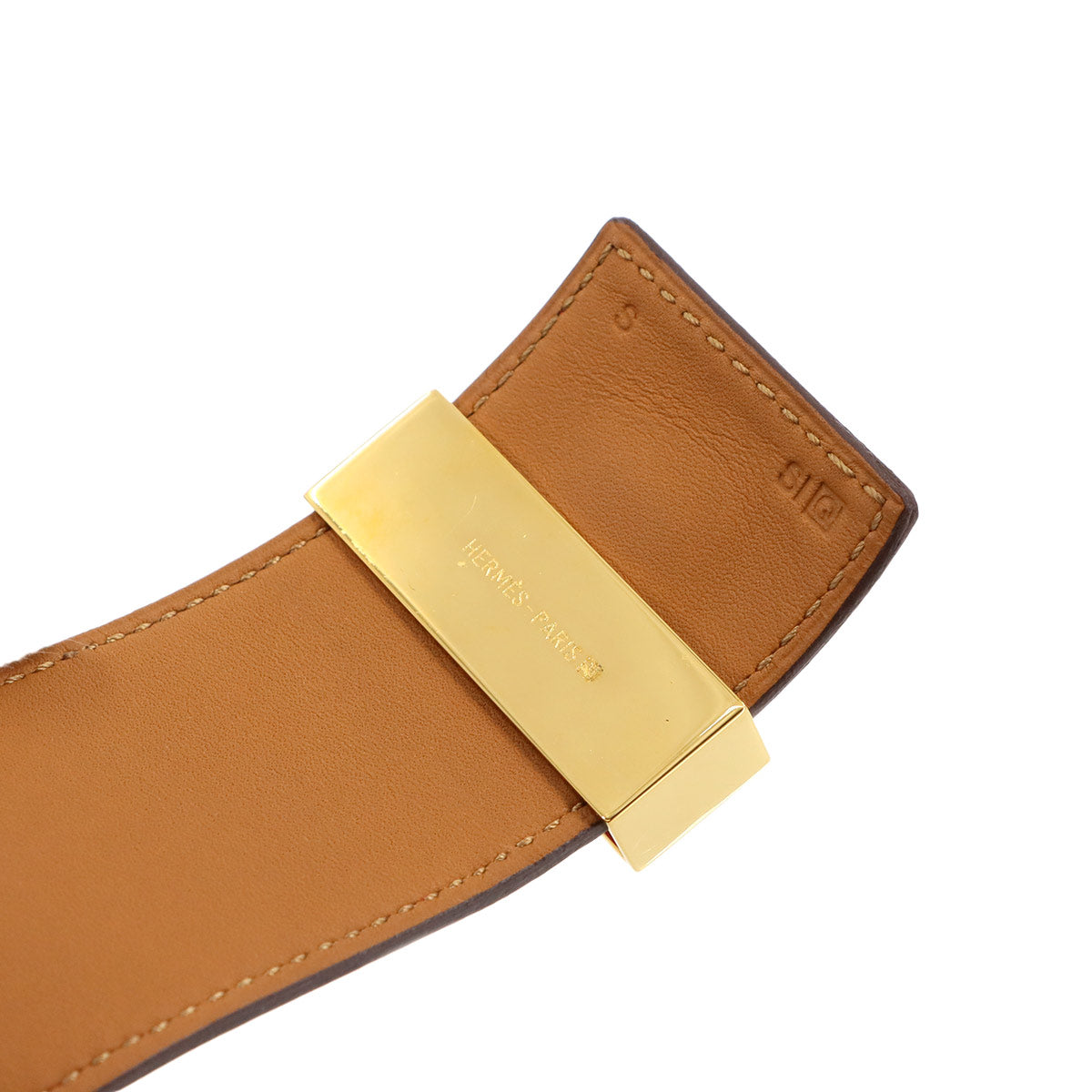 Collier De Chien Bangle Veau Epsom Rouge Casaque Bracelet