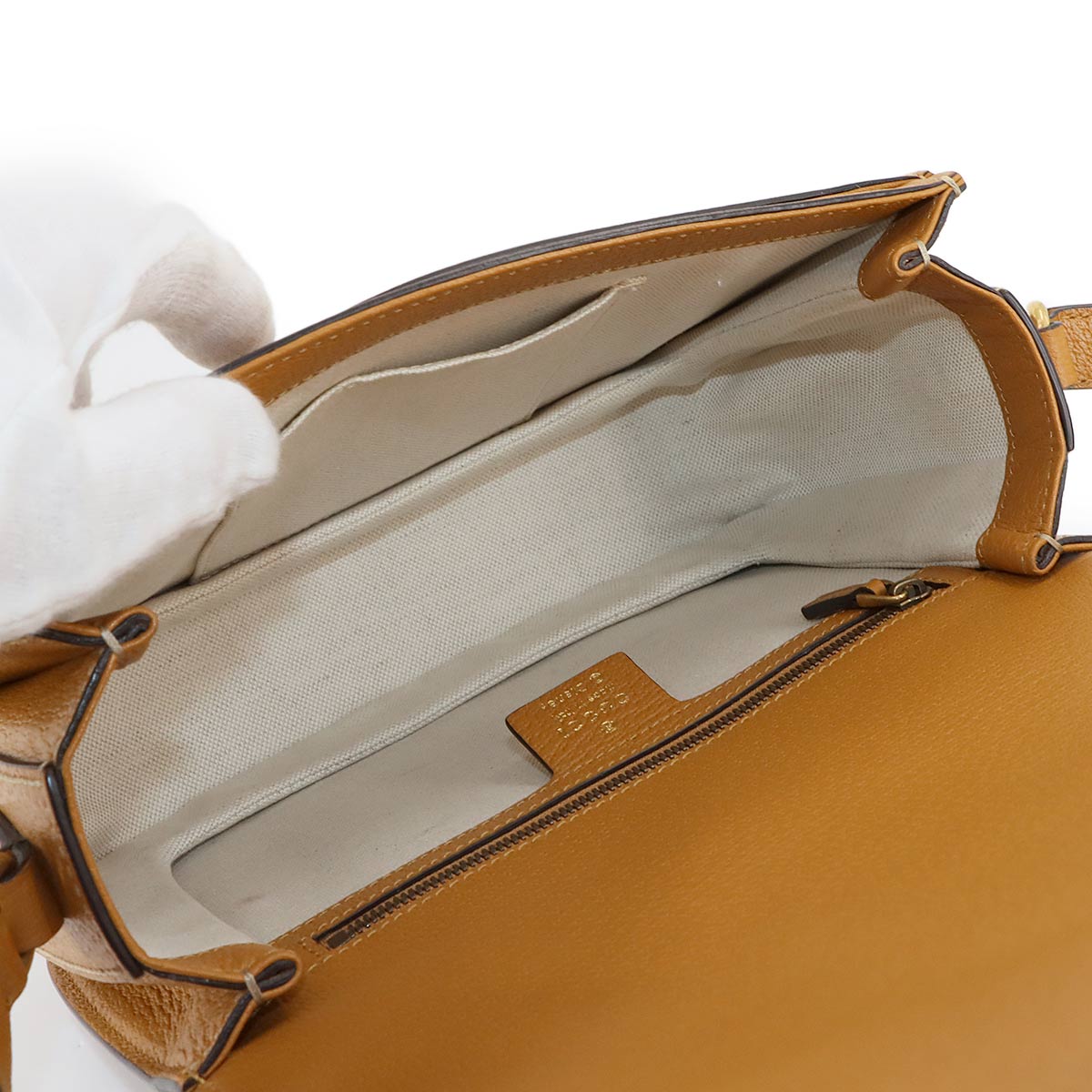 Disney Mickey Mouse Mini GG Supreme Shoulder Bag Brown 602694