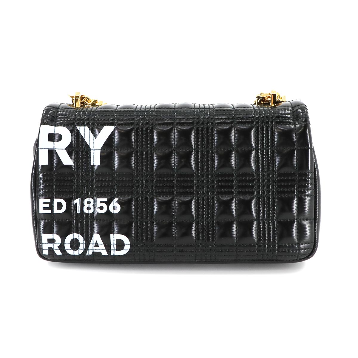 Lola Horseferry Small Chain Shoulder Bag PVC Black 8021105