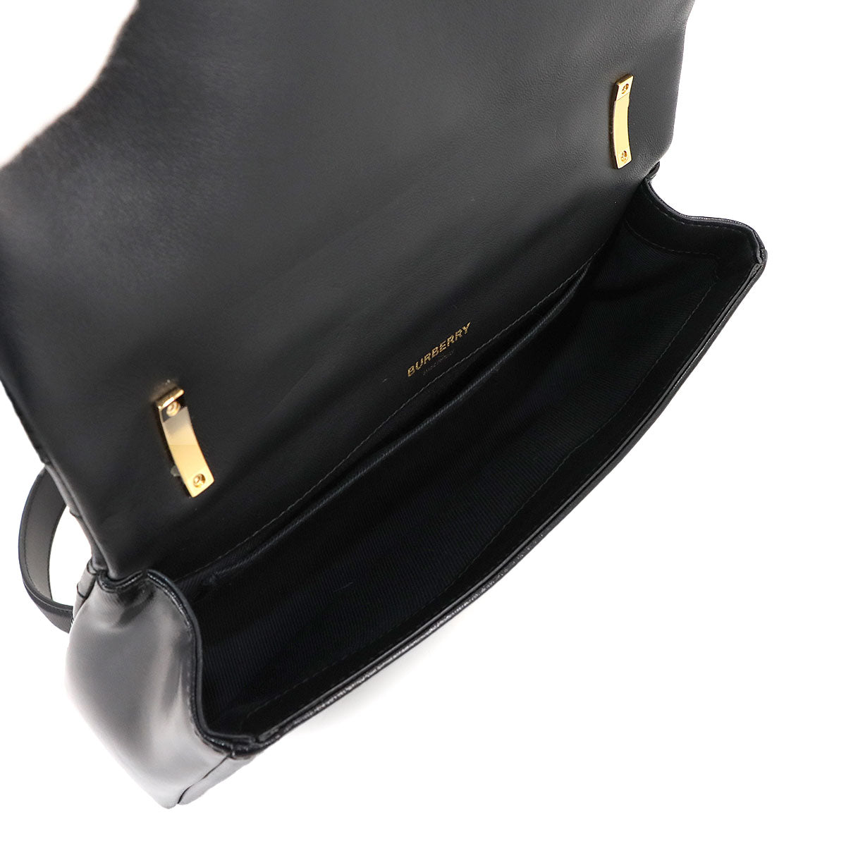 Lola Horseferry Small Chain Shoulder Bag PVC Black 8021105