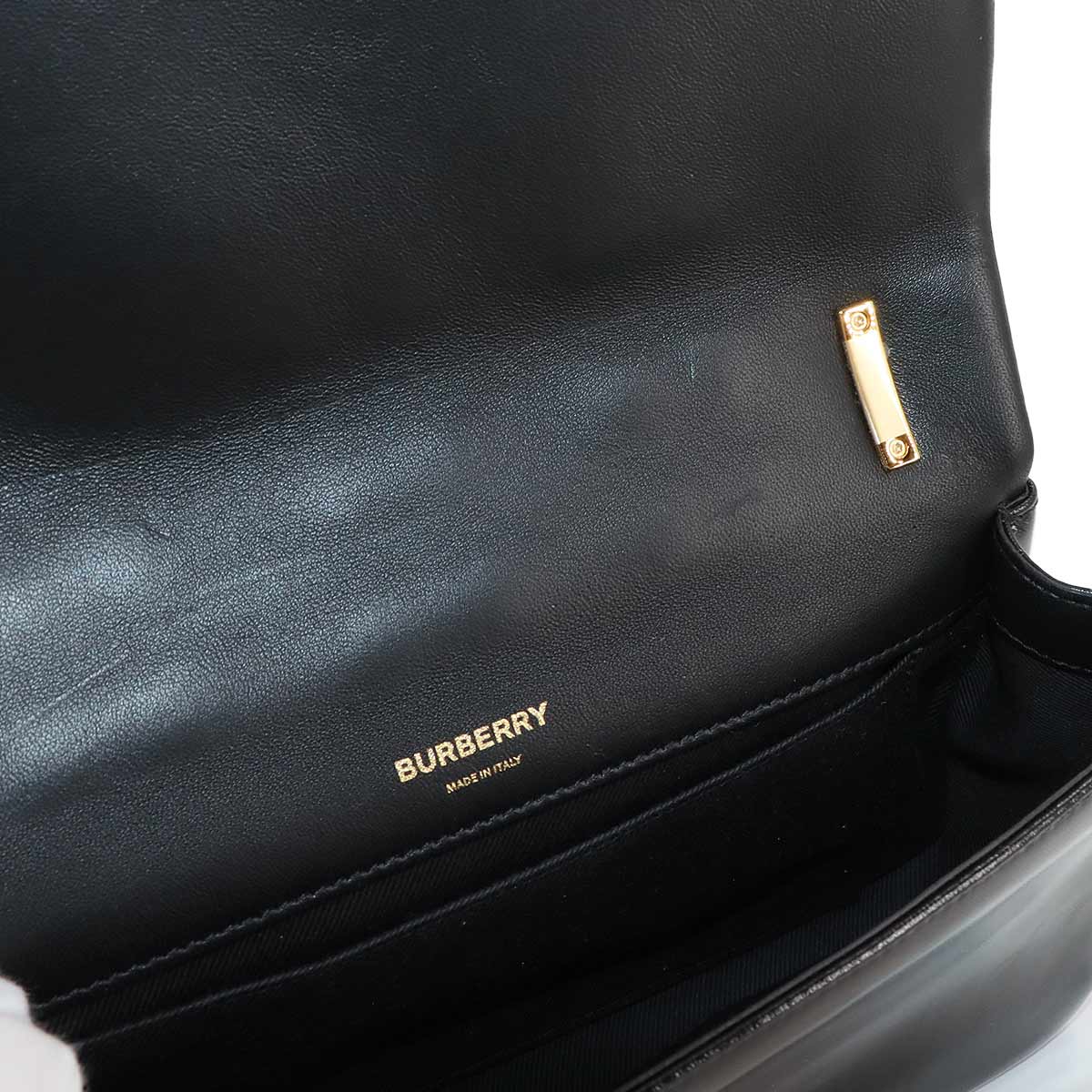 Lola Horseferry Small Chain Shoulder Bag PVC Black 8021105