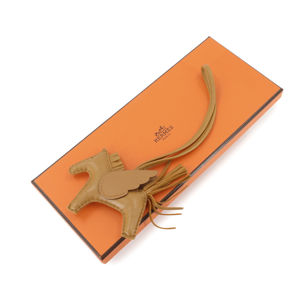 Rodeo Pegasus PM Bag Charm Agneau Milo Sesame