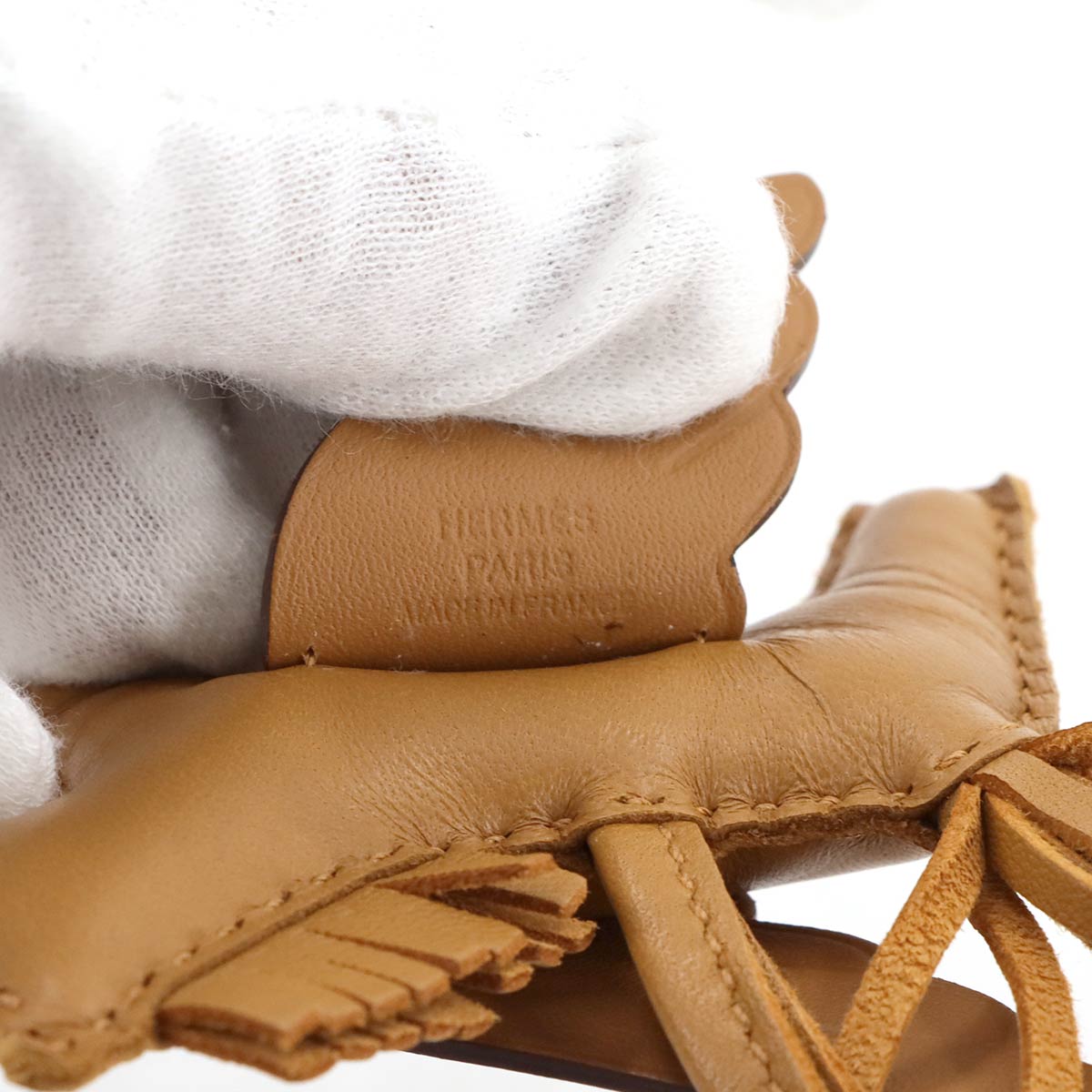 Rodeo Pegasus PM Bag Charm Agneau Milo Sesame