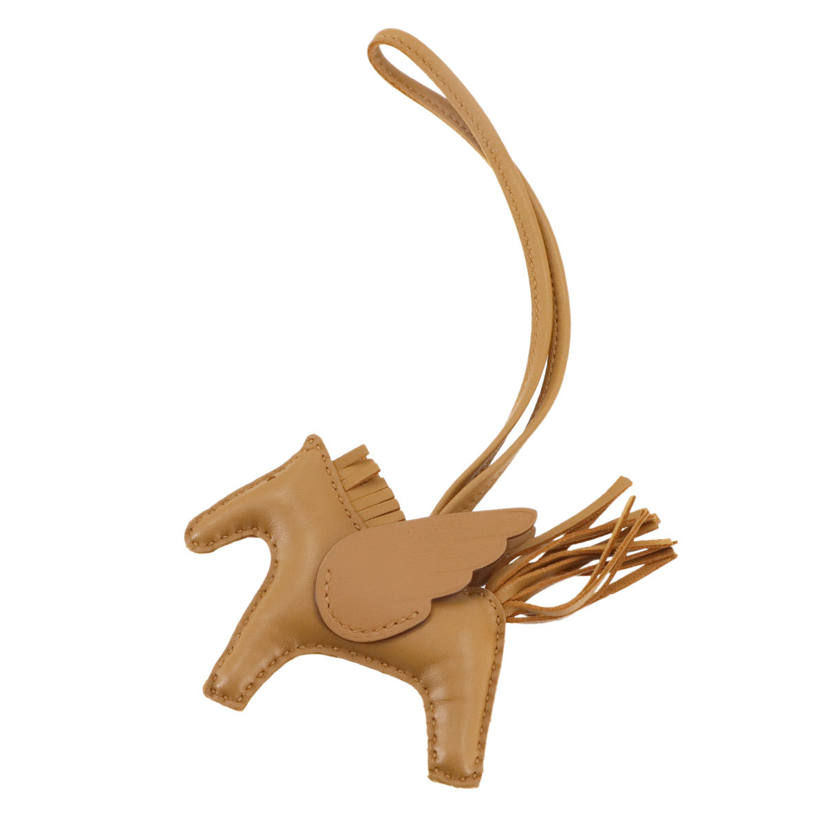 Rodeo Pegasus PM Bag Charm Agneau Milo Sesame