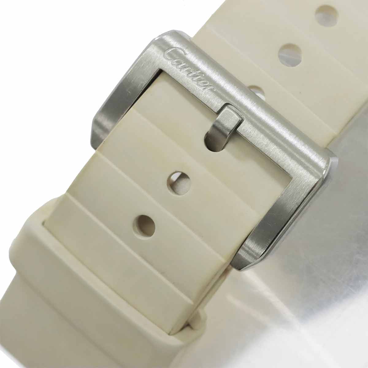 Santos 100MM W20122U2 Automatic White Dial Boys Watch