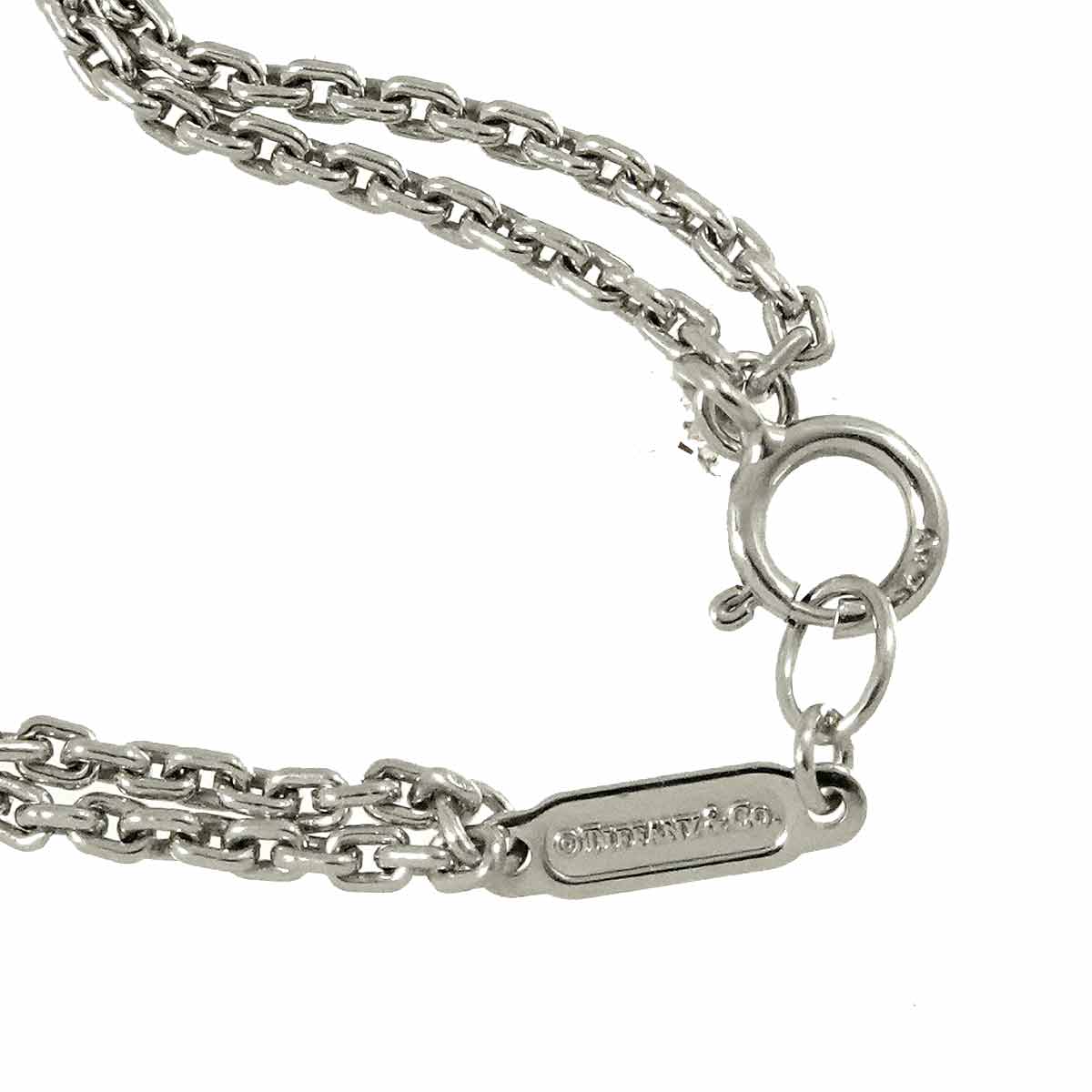 Hardware Diamond 0.74ct Necklace 18K White Gold 750